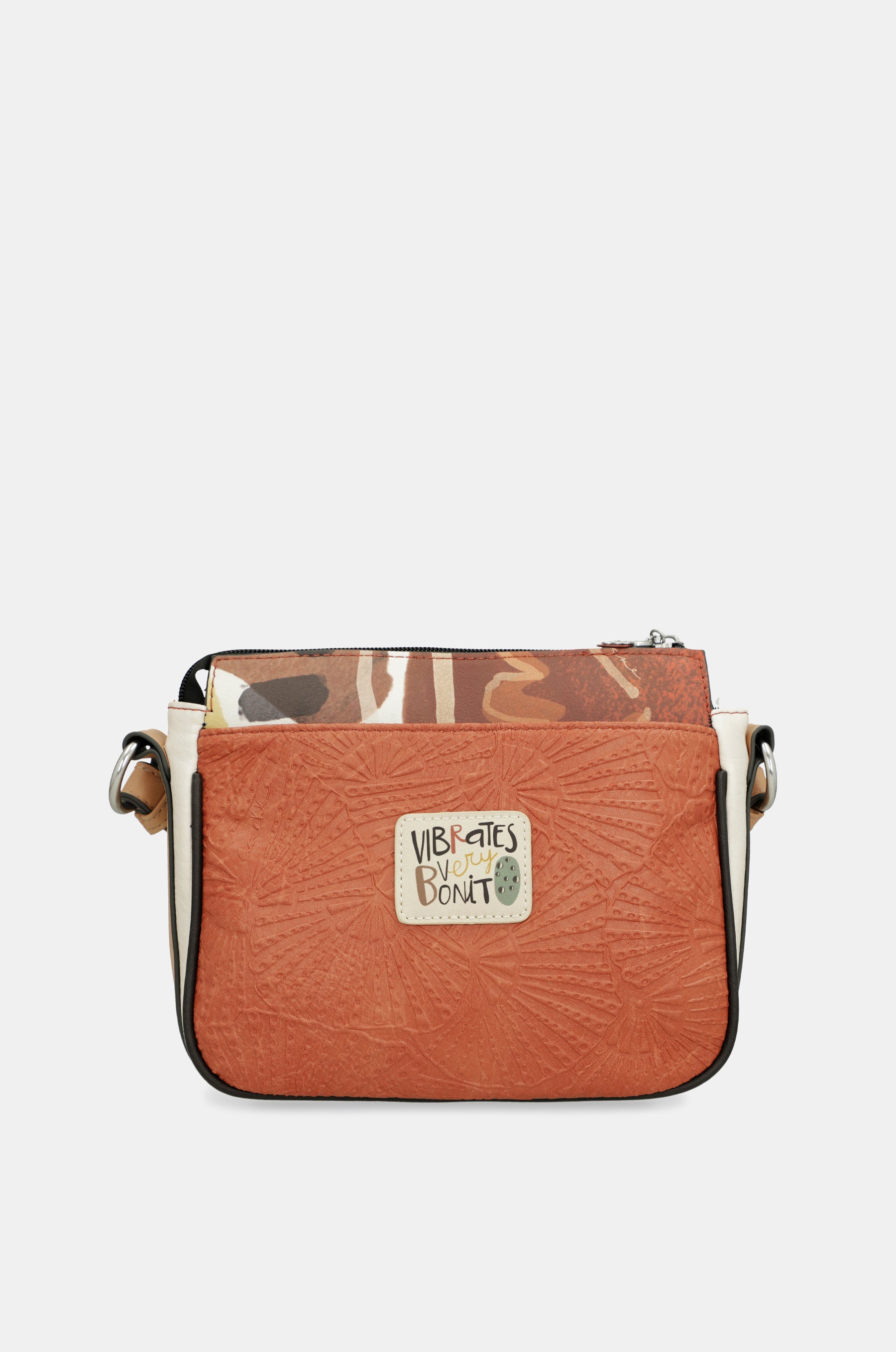 Sac bandoulière moyen à 3 compartiments Alma