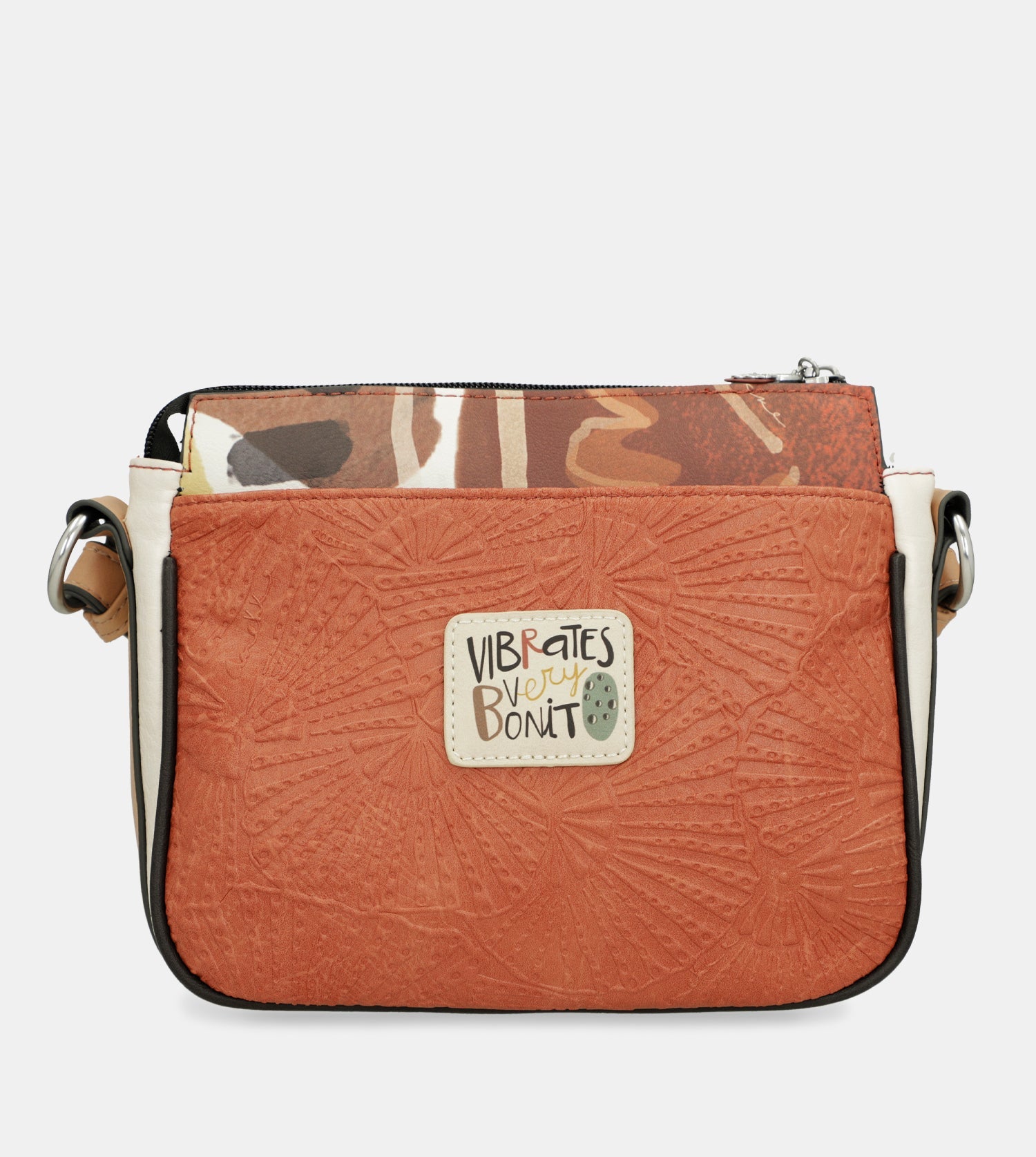 Sac bandoulière moyen à 3 compartiments Alma