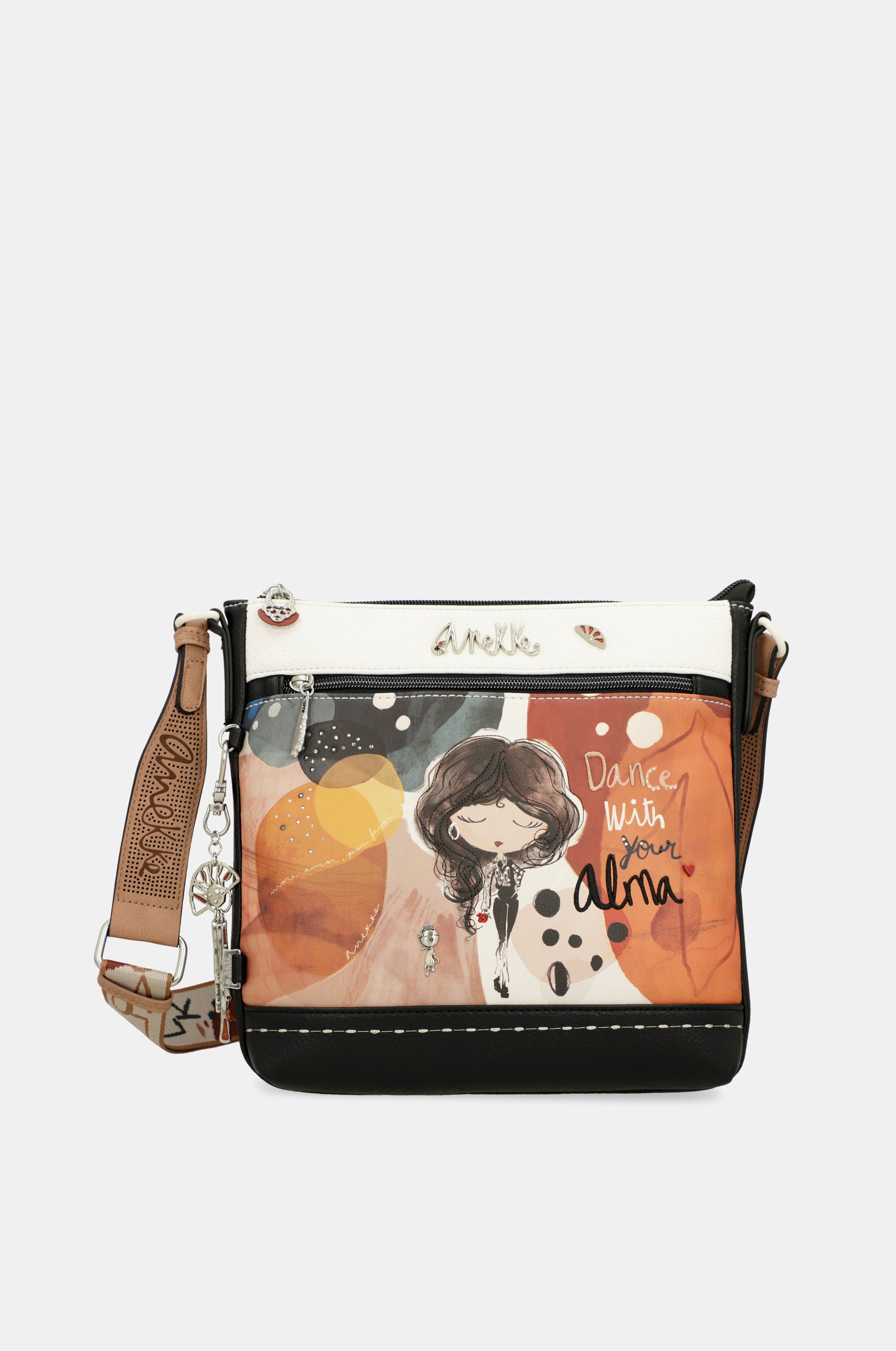 Sac bandoulière Alma avec poche avant