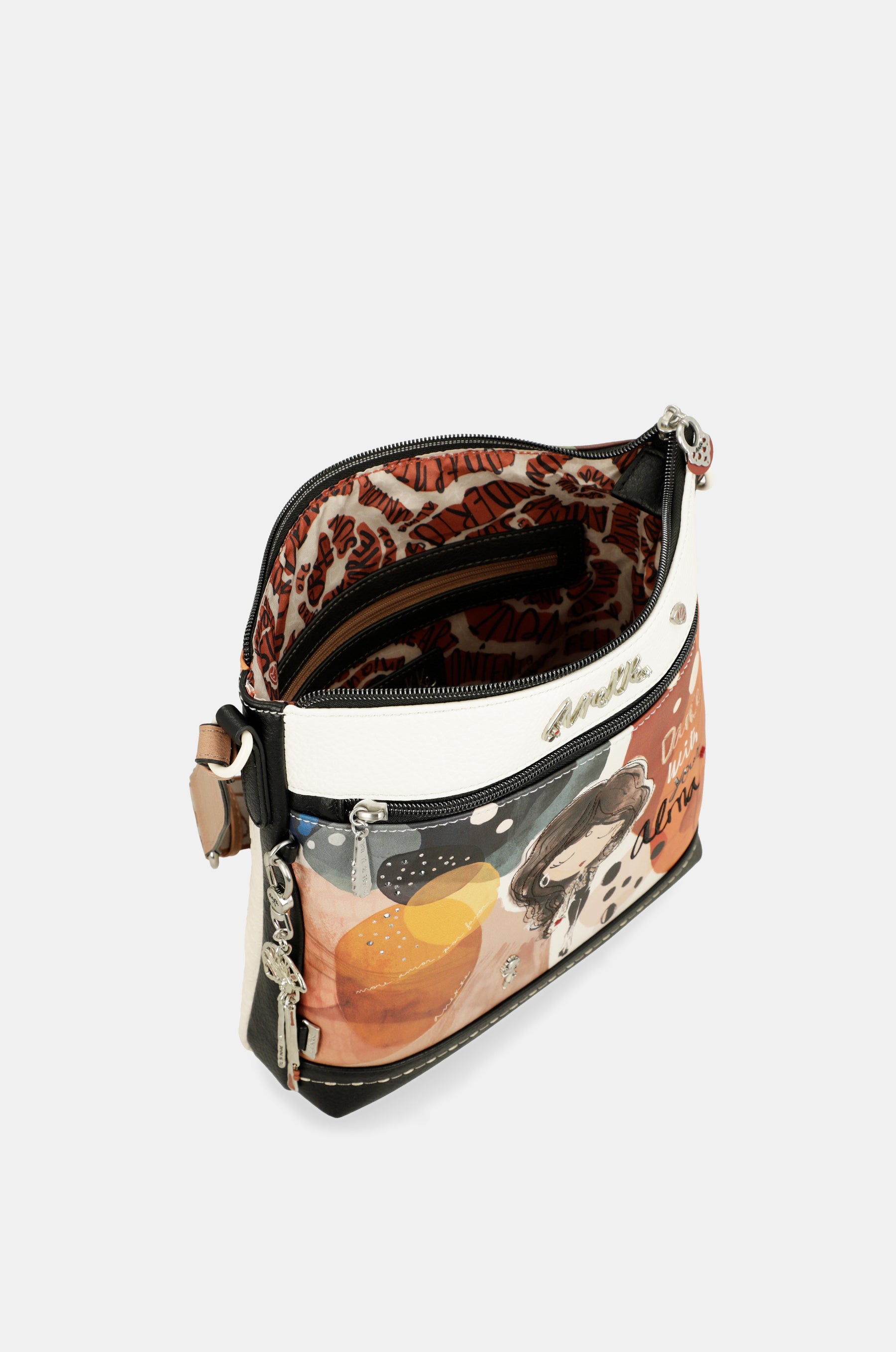 Sac bandoulière Alma avec poche avant