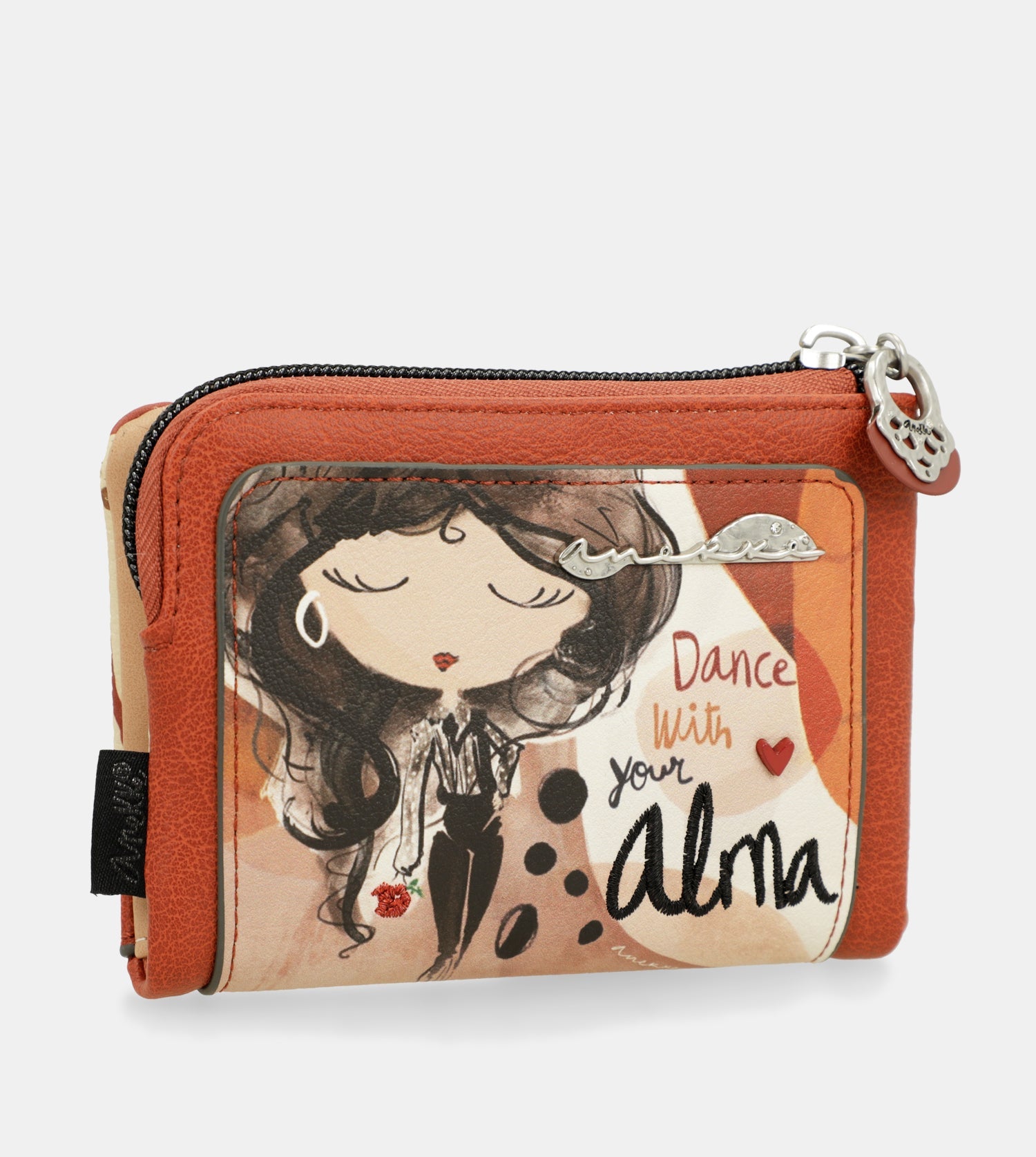 Petit portefeuille flexible Alma RFID