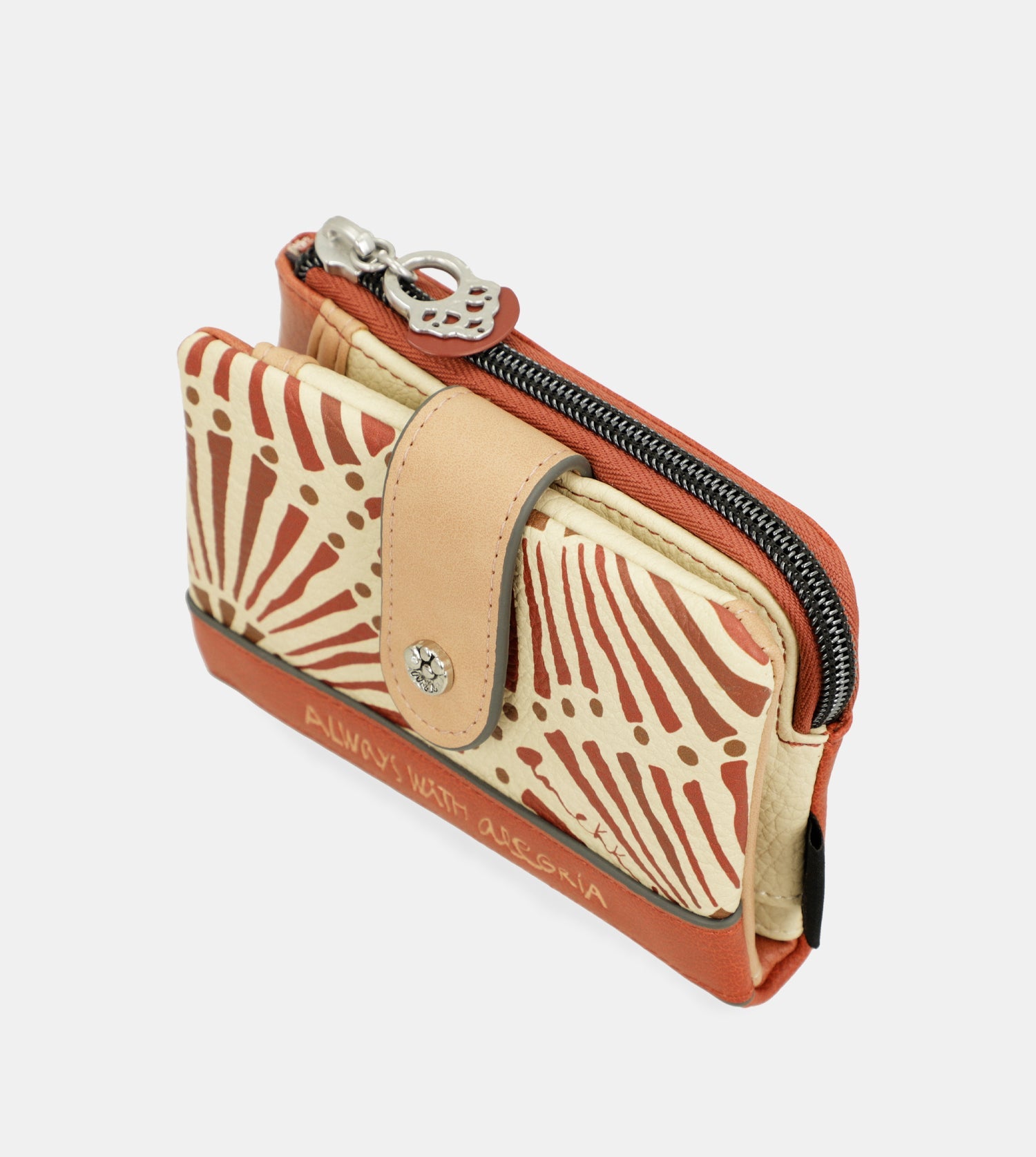 Petit portefeuille flexible Alma RFID