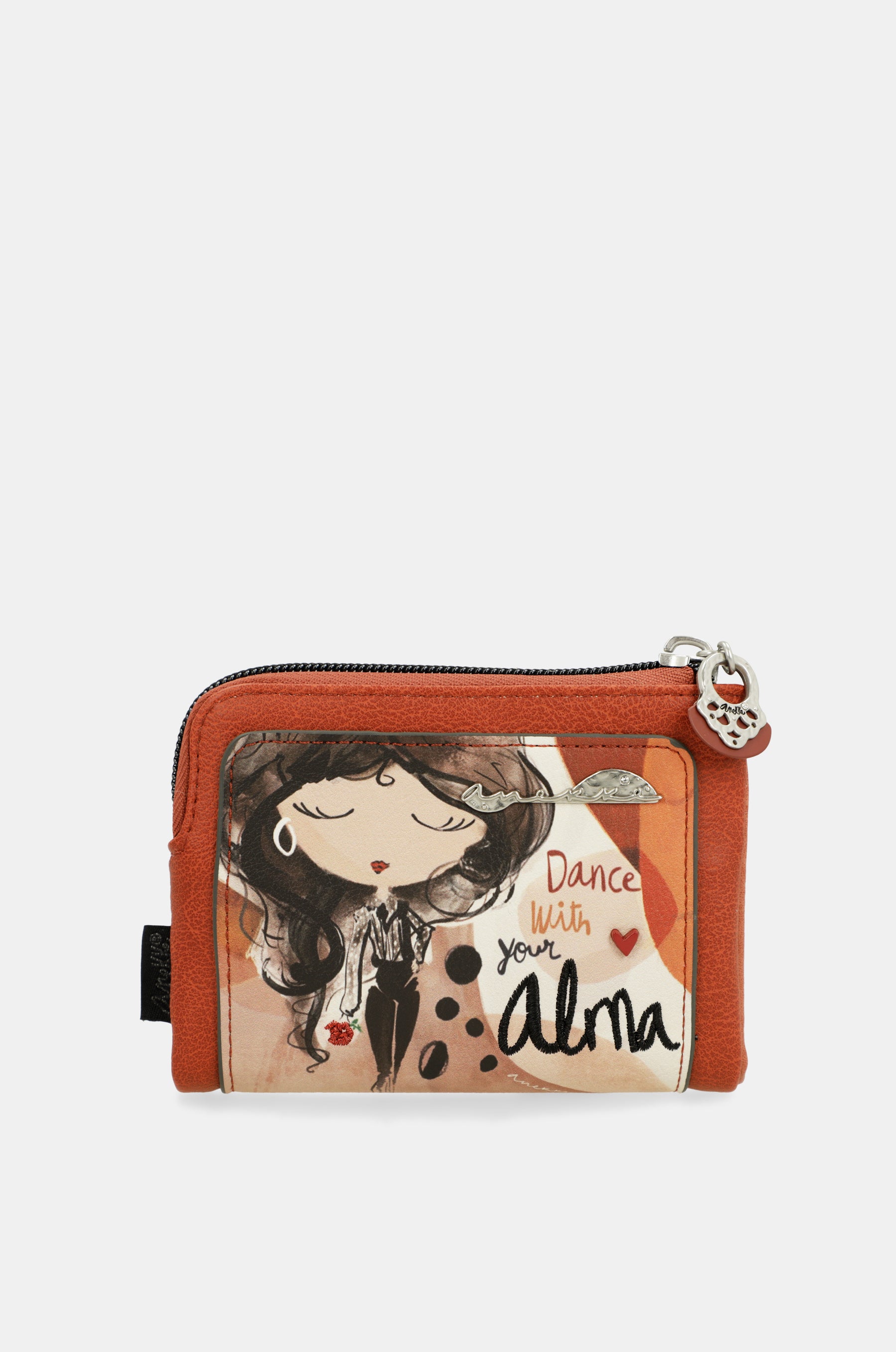 Petit portefeuille flexible Alma RFID