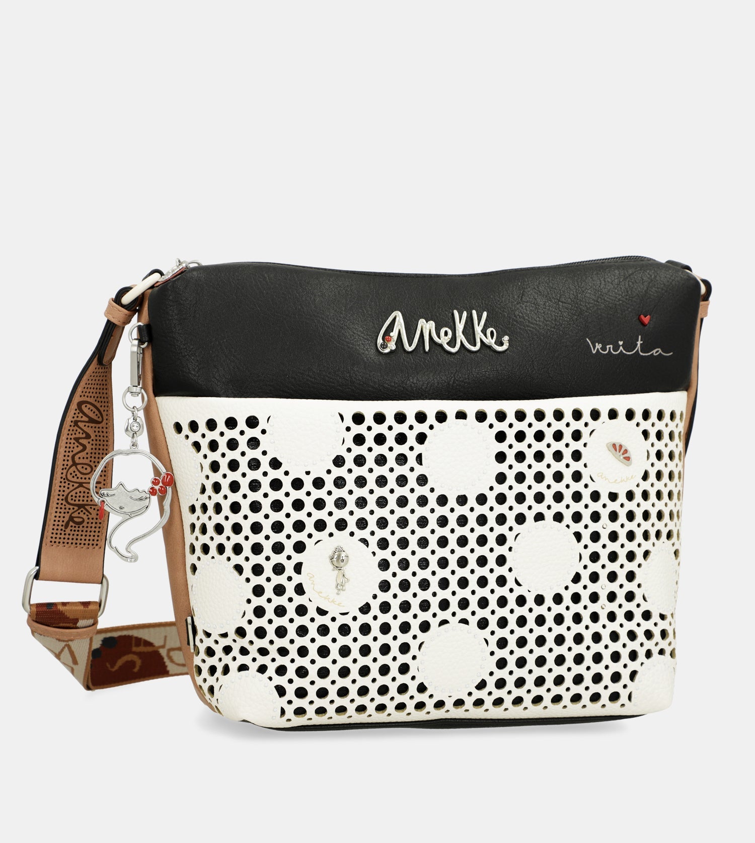 Grand sac bandoulière avec poche avant Alma