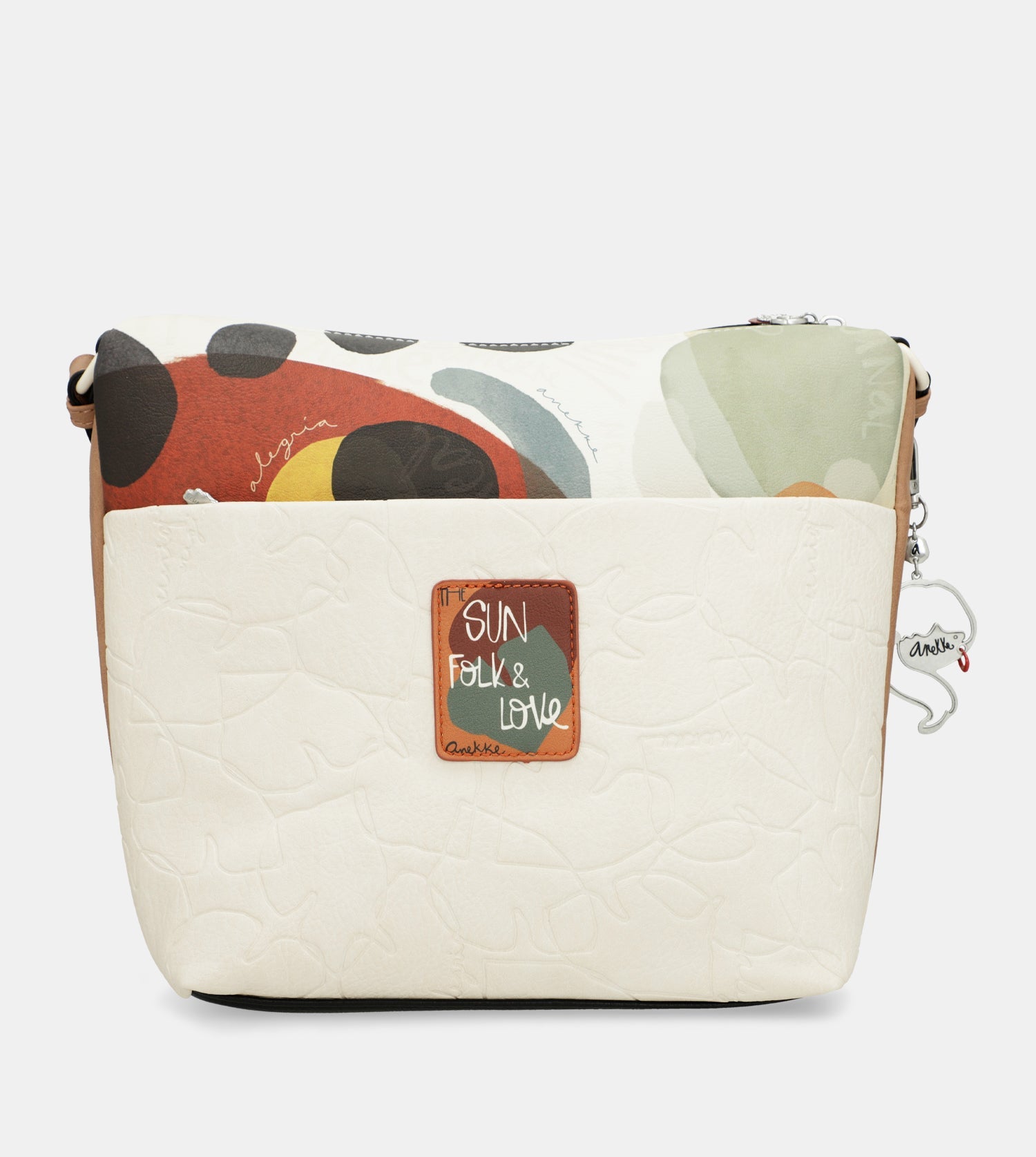 Grand sac bandoulière avec poche avant Alma