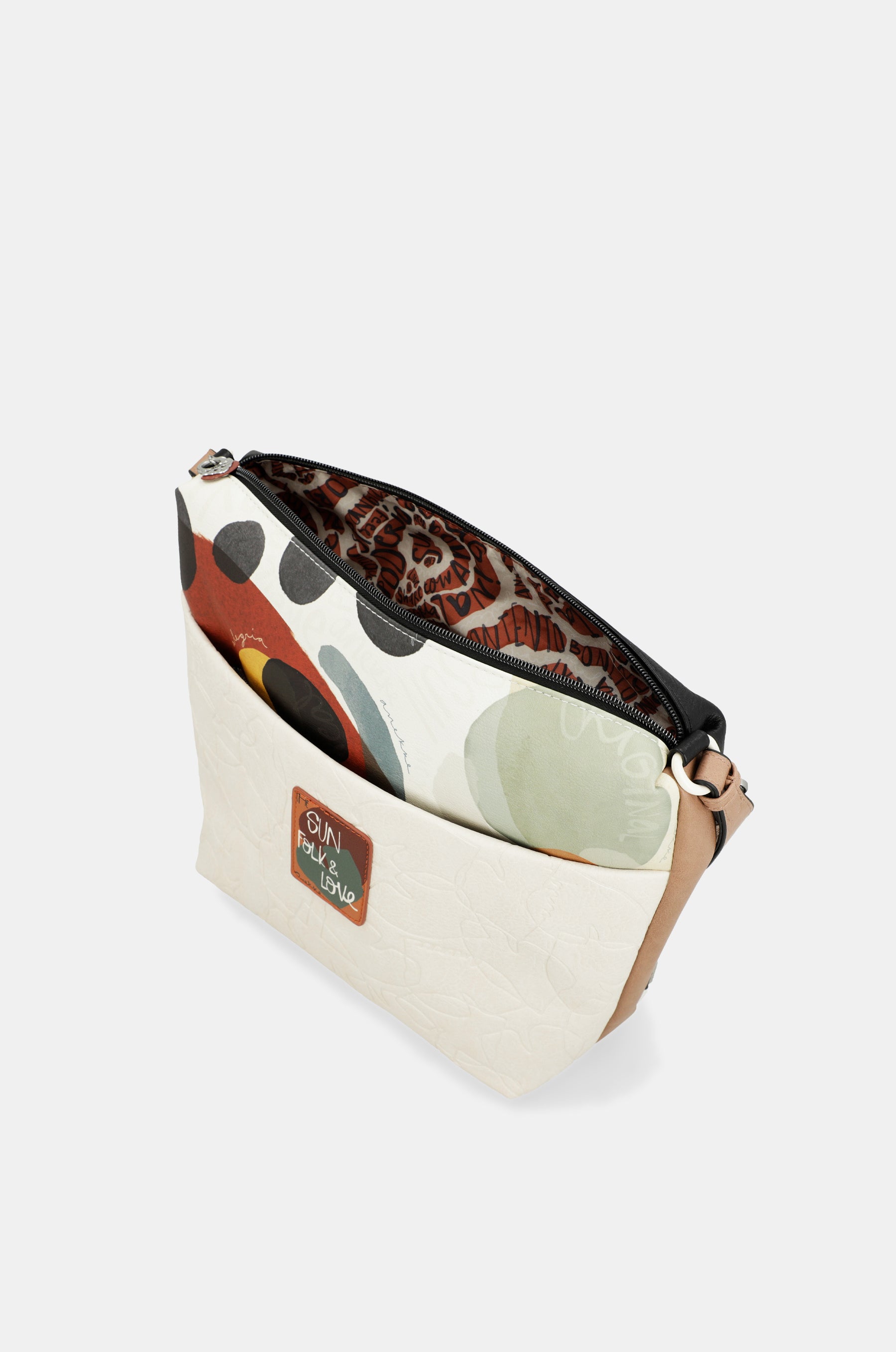 Grand sac bandoulière avec poche avant Alma