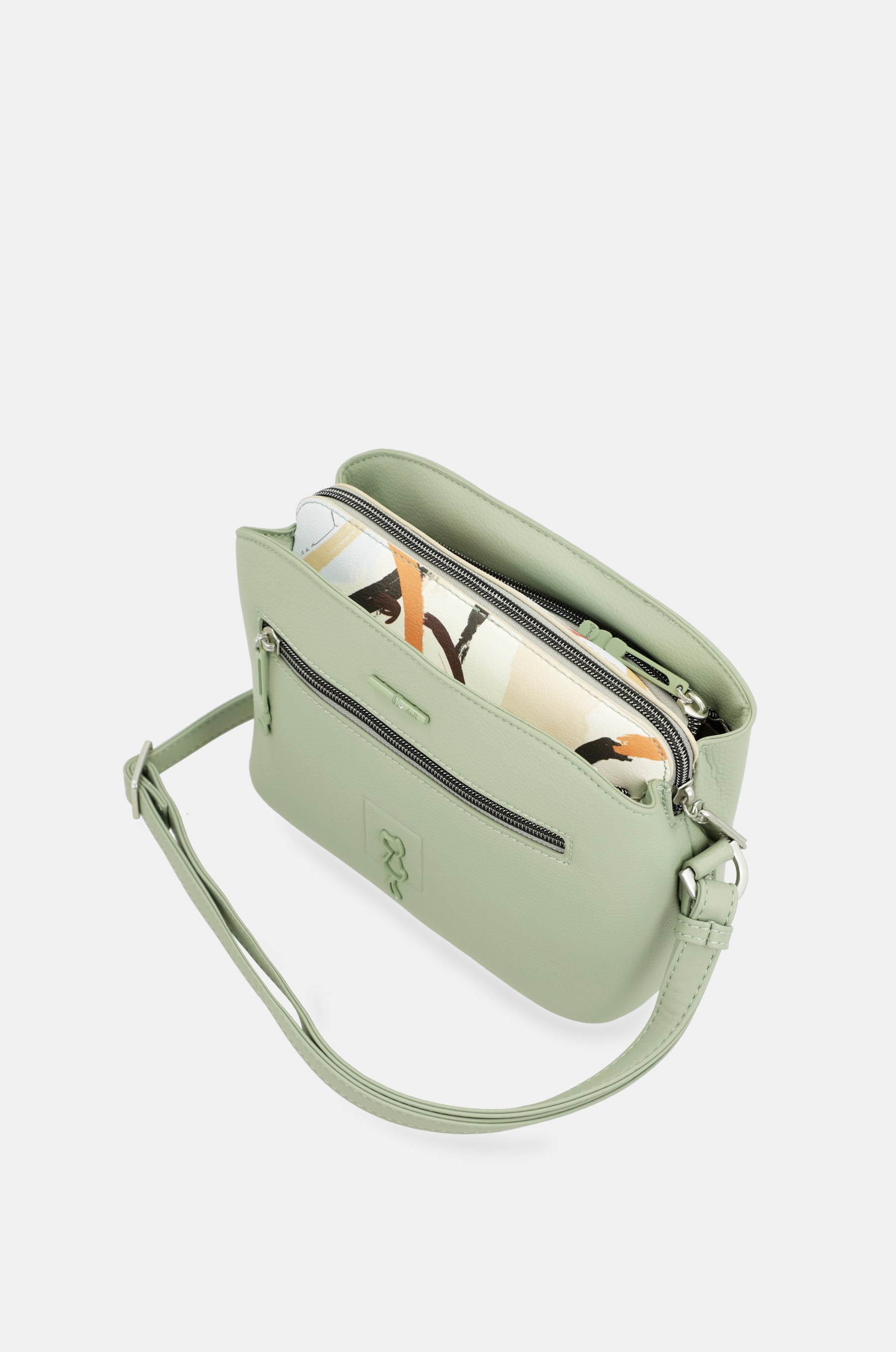 Sac bandoulière Alma moyen 3 compartiments