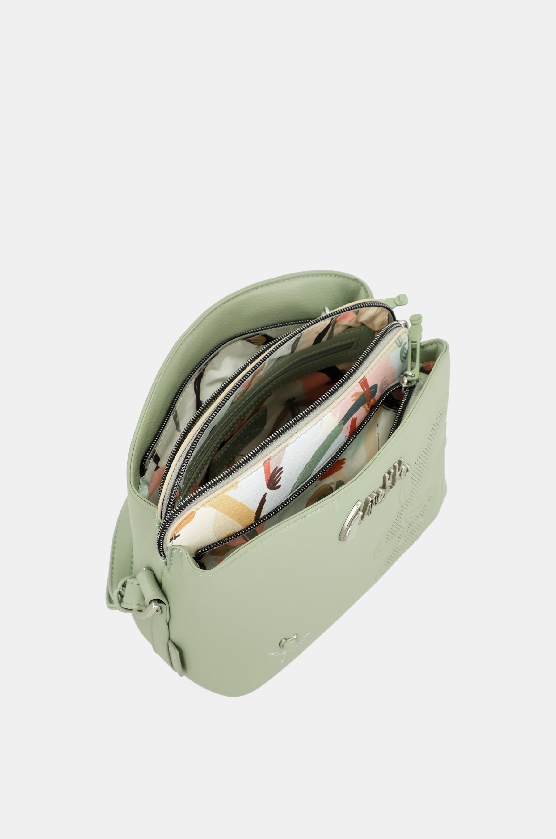 Sac bandoulière Alma moyen 3 compartiments