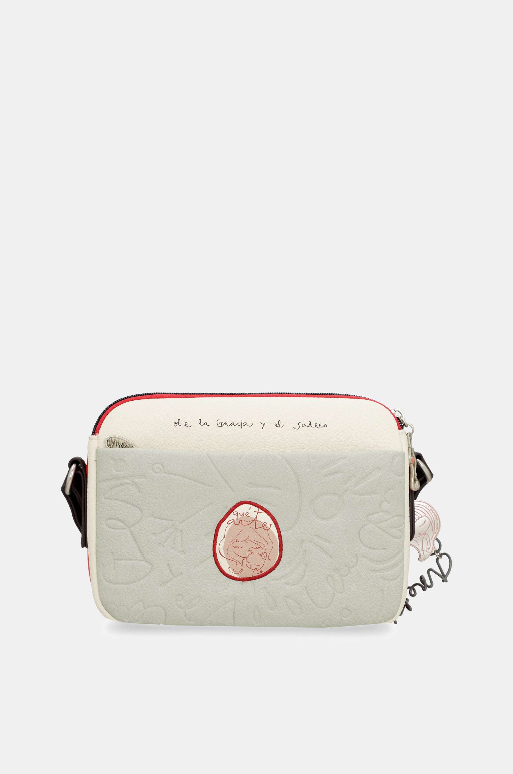 Sac bandoulière à rabat ovale Alma