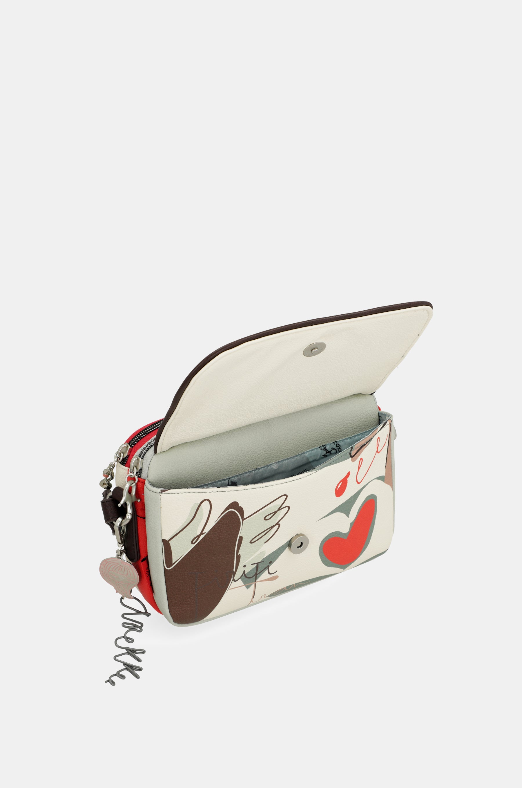 Sac bandoulière à rabat ovale Alma