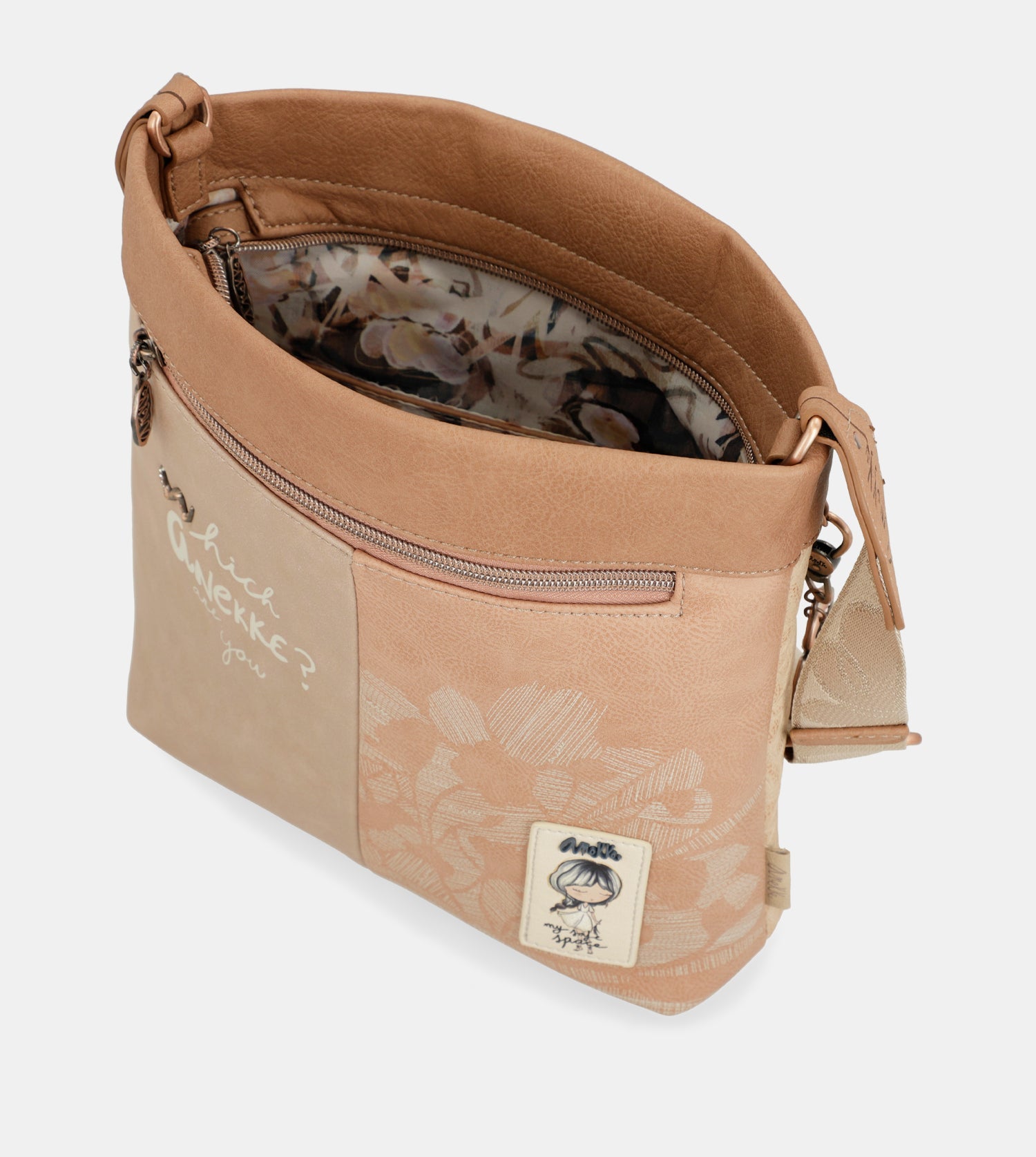 Sac bandoulière carré Memories