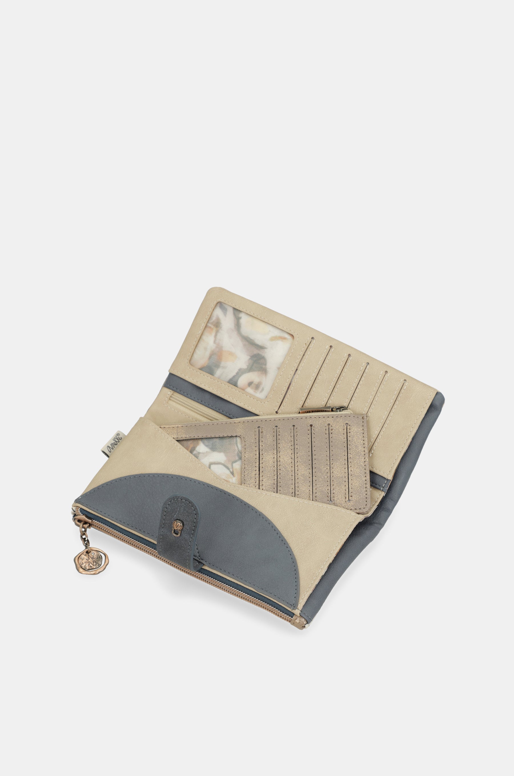 Grand portefeuille flexible RFID Memories