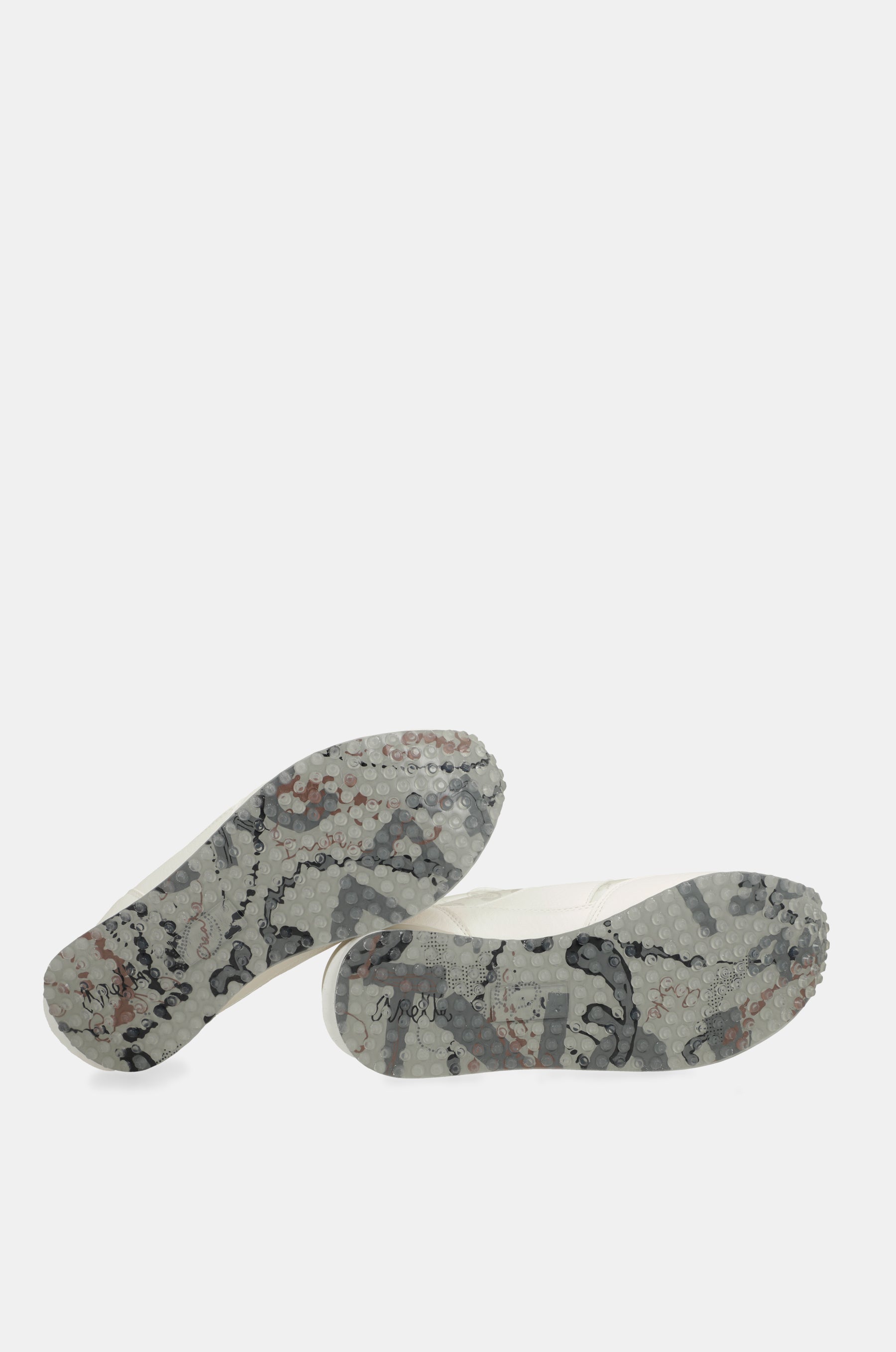 Baskets blanc semelle multicolore