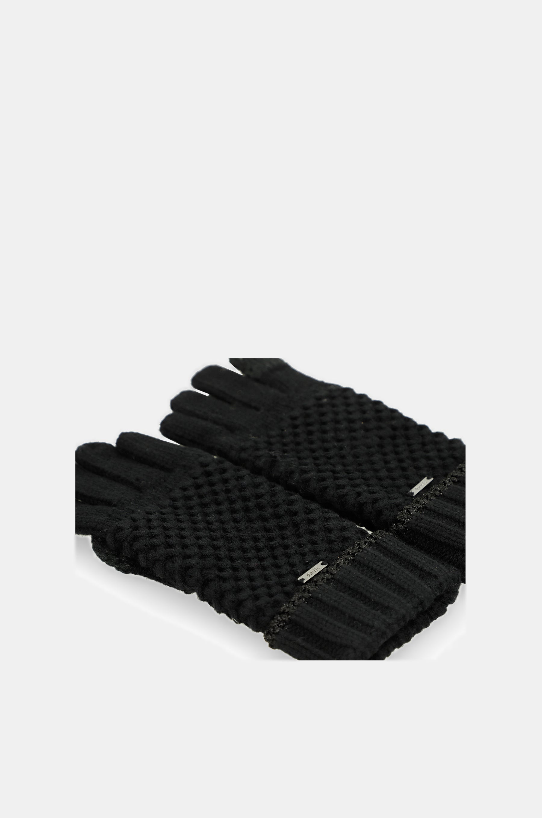 Gants en maille noir