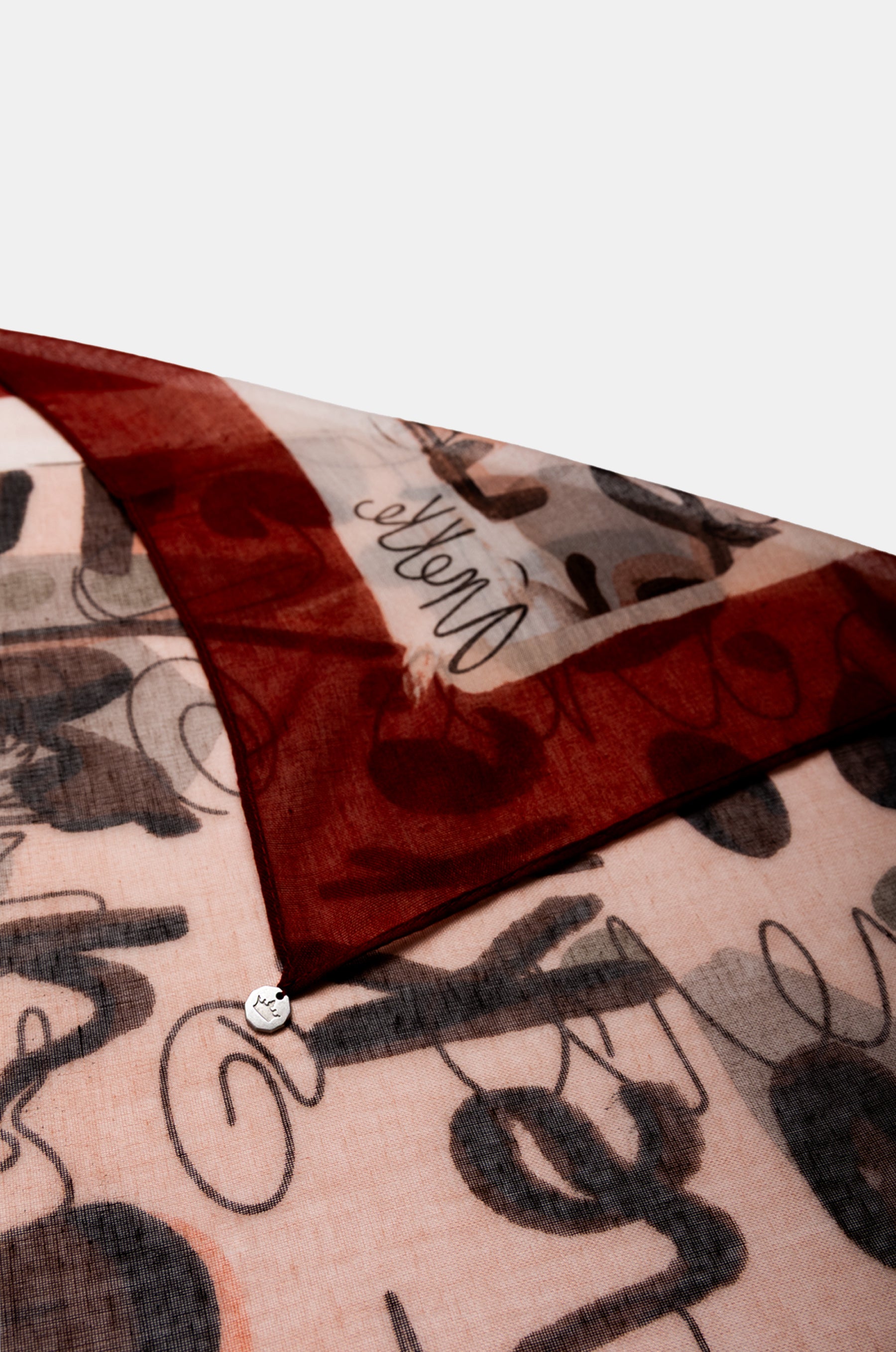 Foulard imprimé Mademoiselle