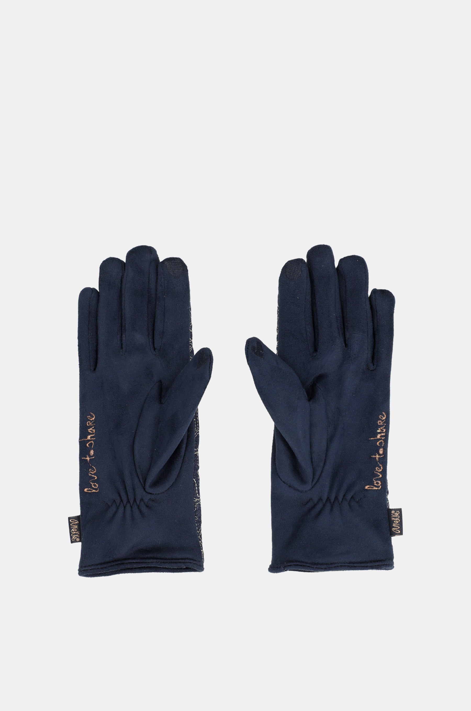 Gants denim imprimé