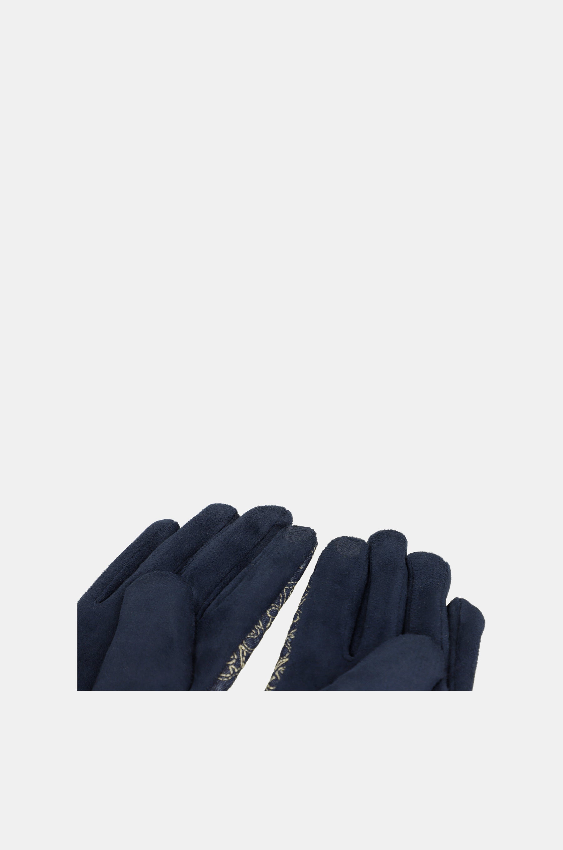 Gants denim imprimé