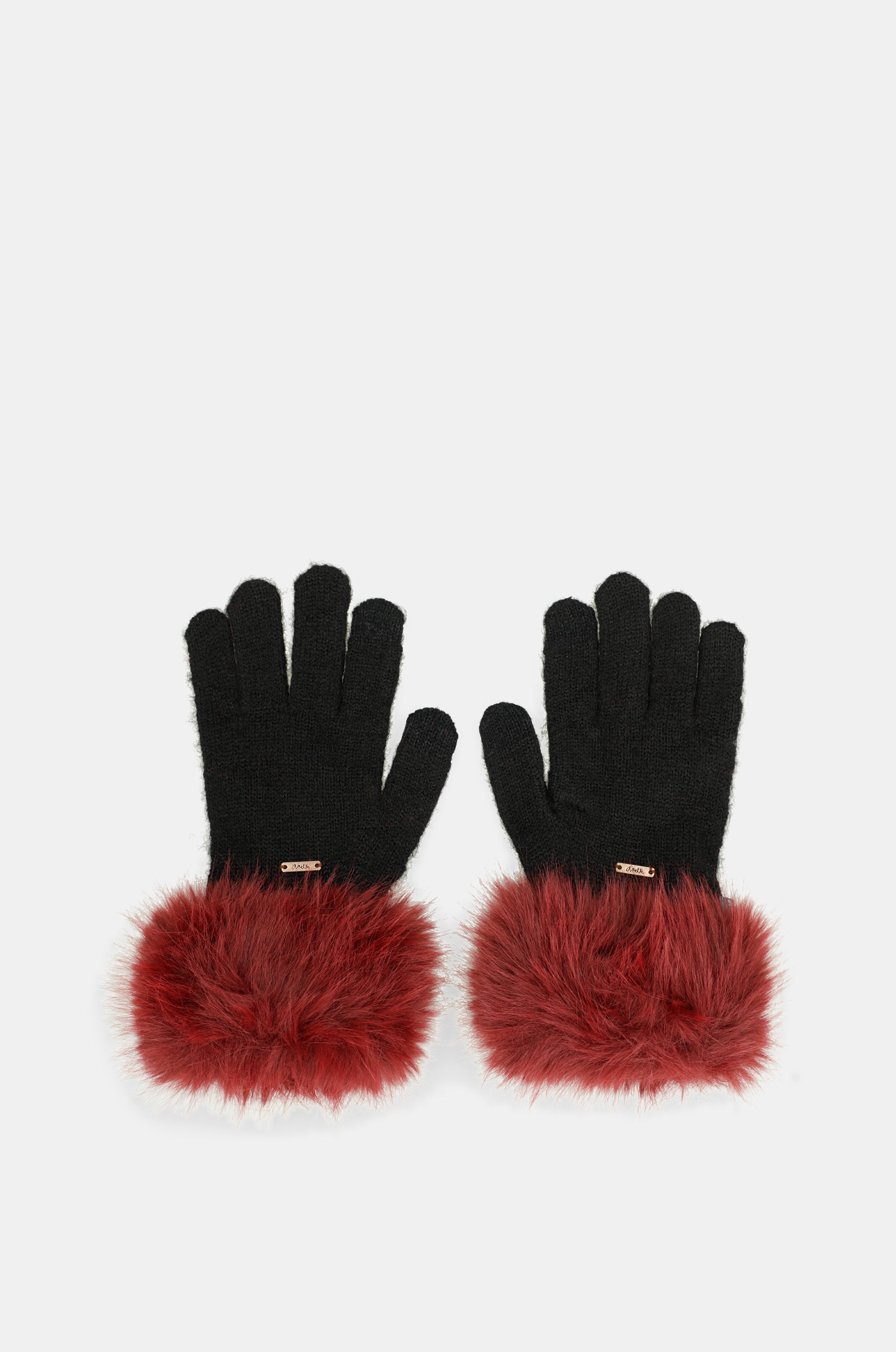 Gants bicolores