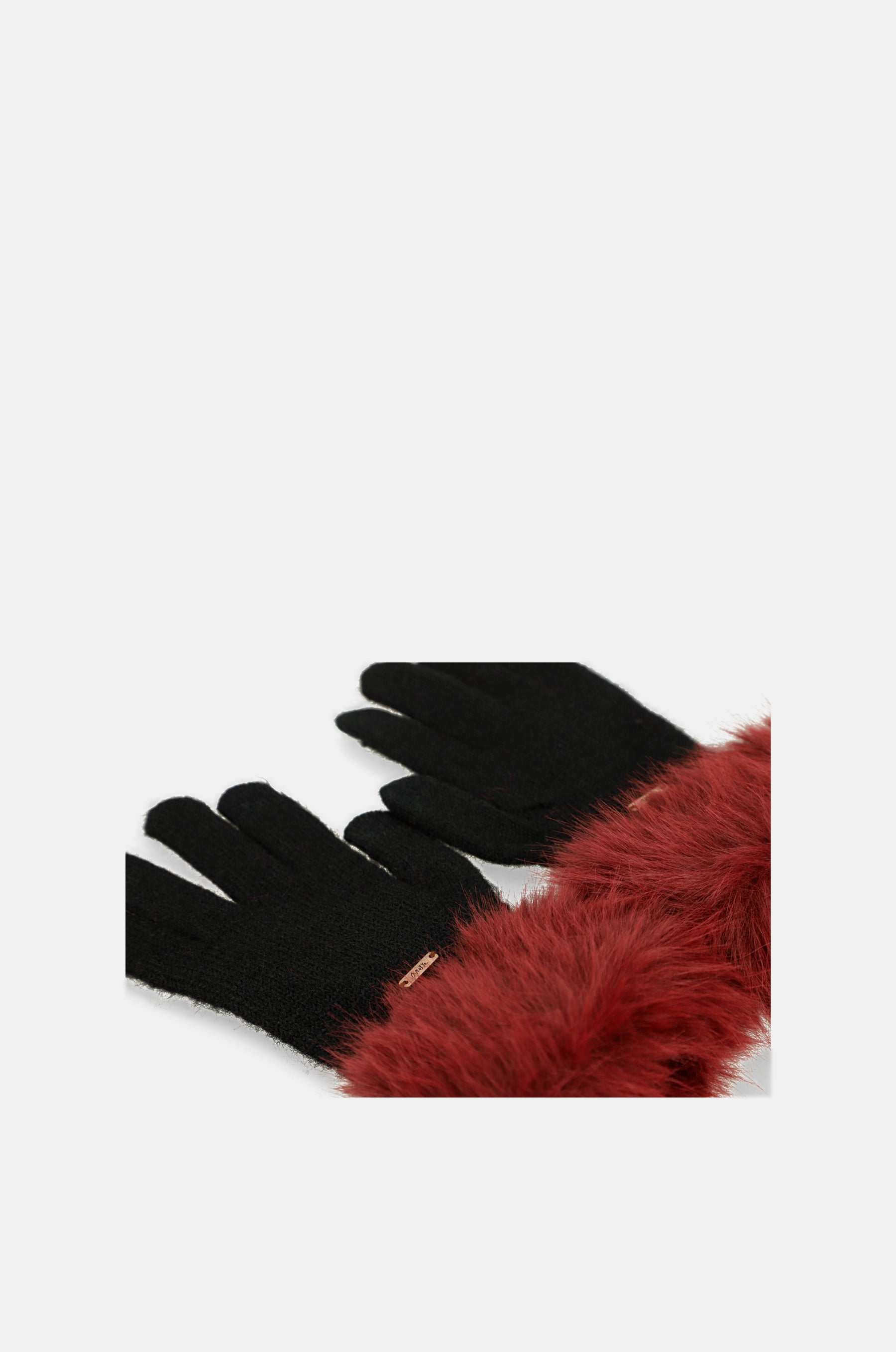 Gants bicolores
