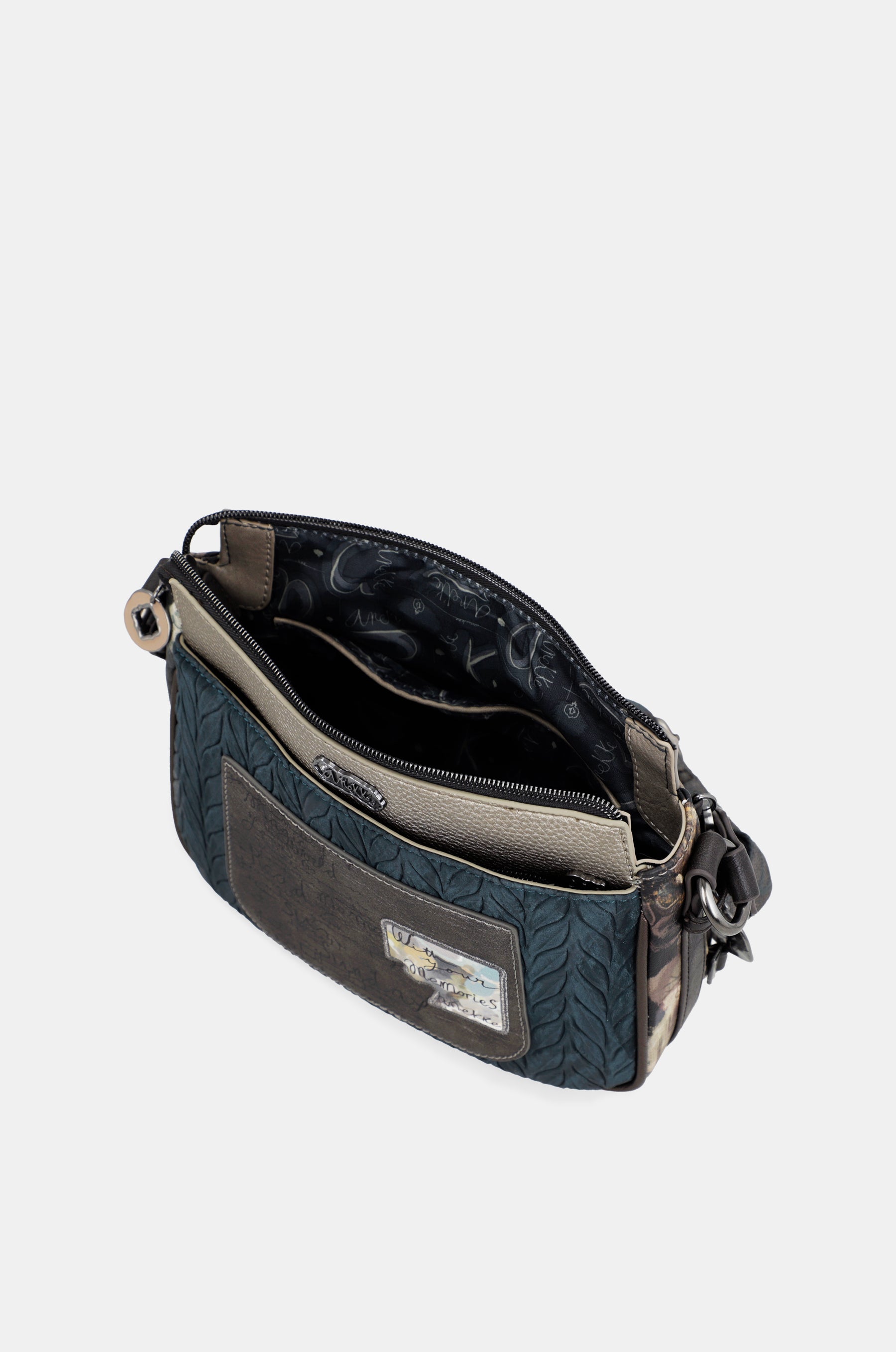 Sac bandoulière 3 compartiments moyen Real