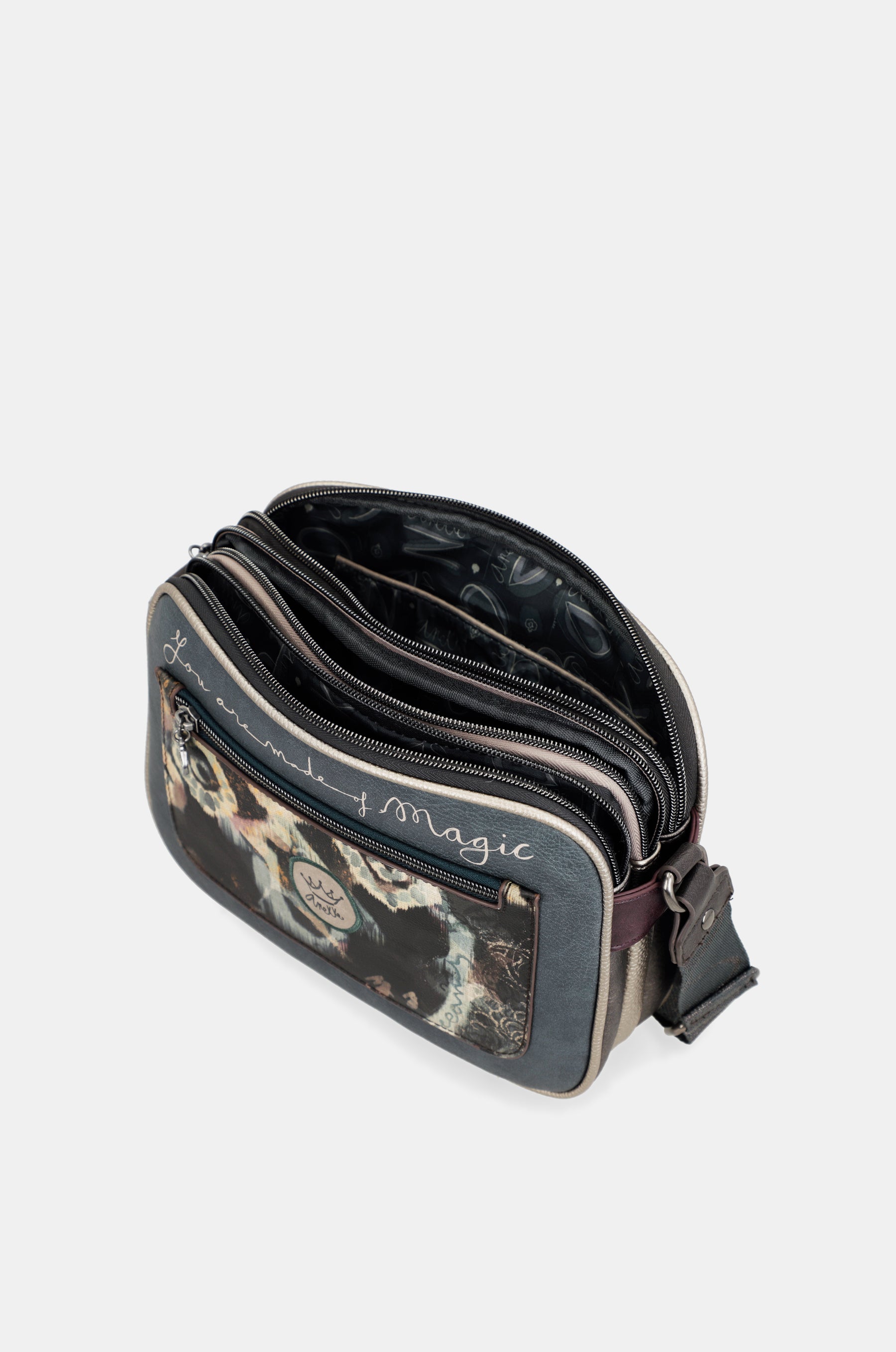 Sac bandoulière 3 compartiments Real