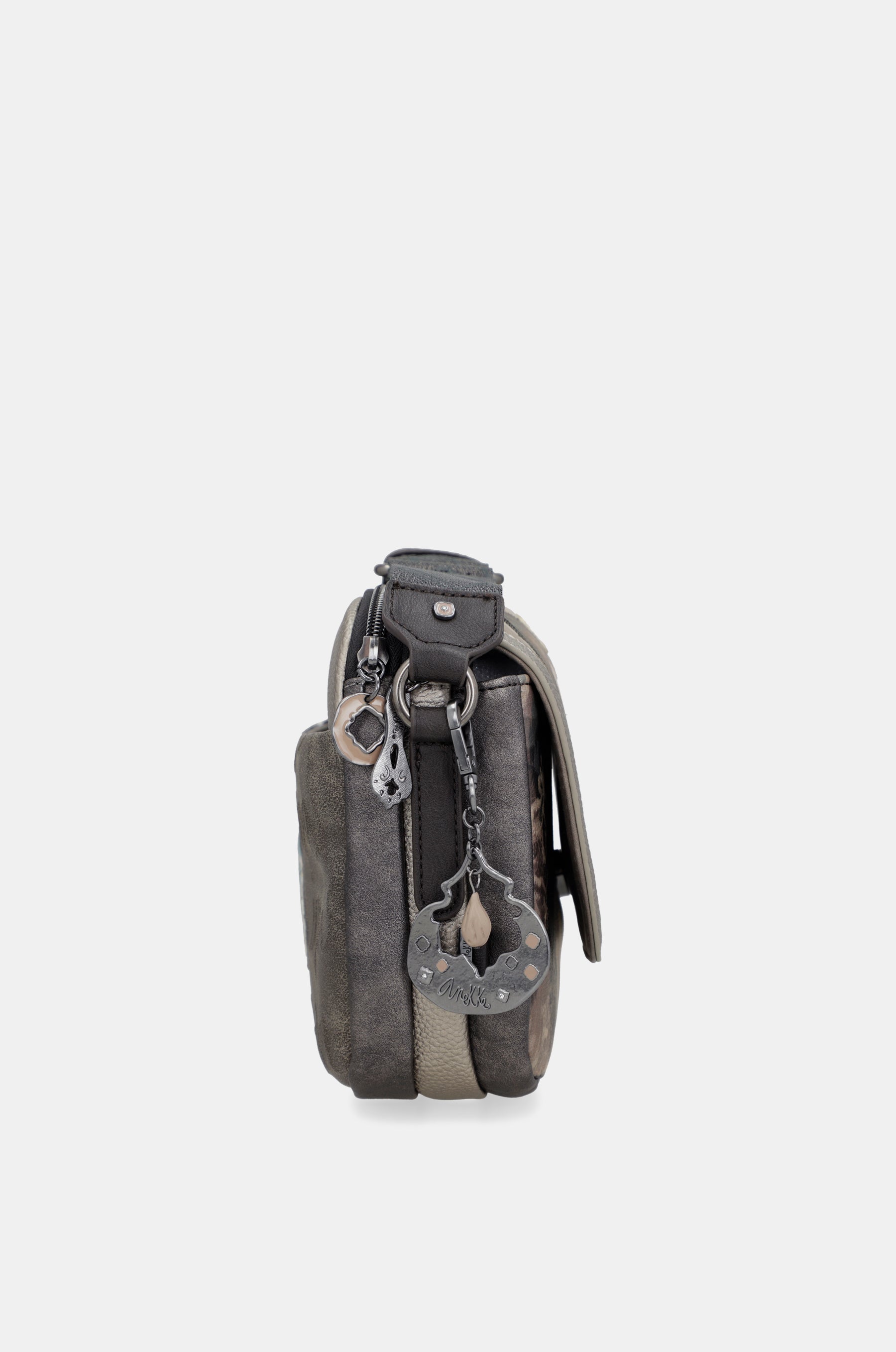 Sac bandoulière à rabat ovale Real