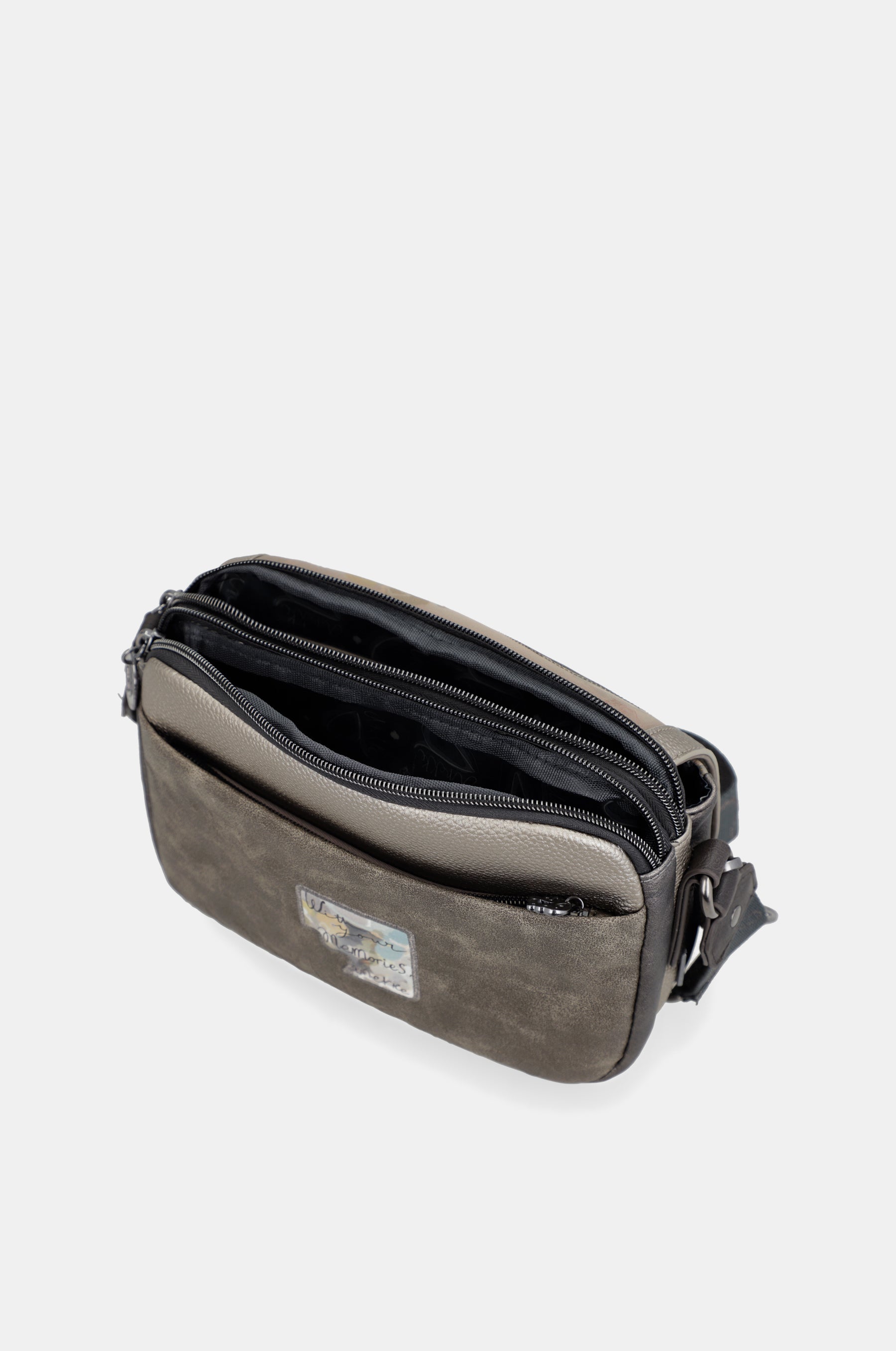 Sac bandoulière à rabat ovale Real