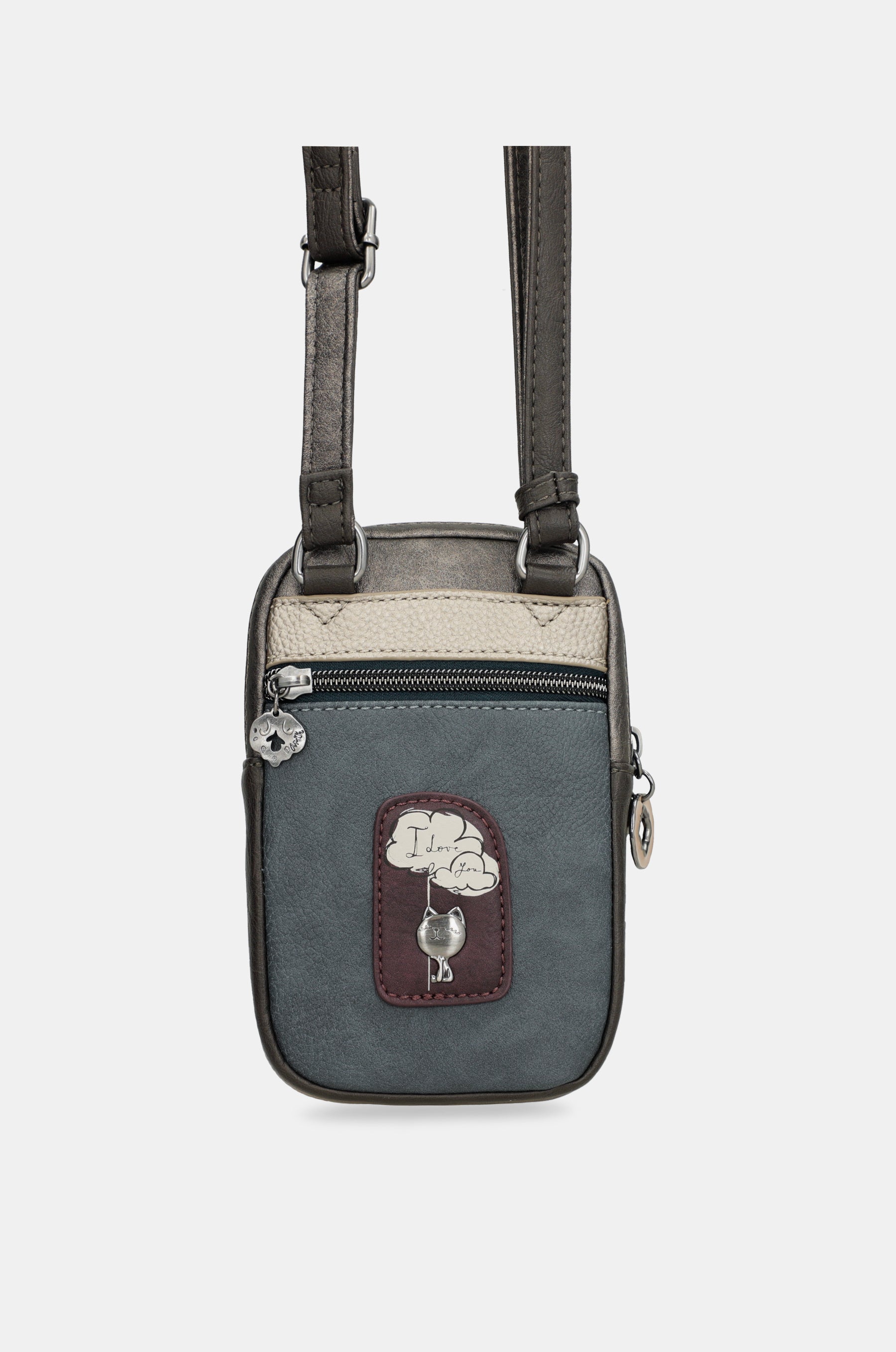 Sac bandoulière mini avec poche Real