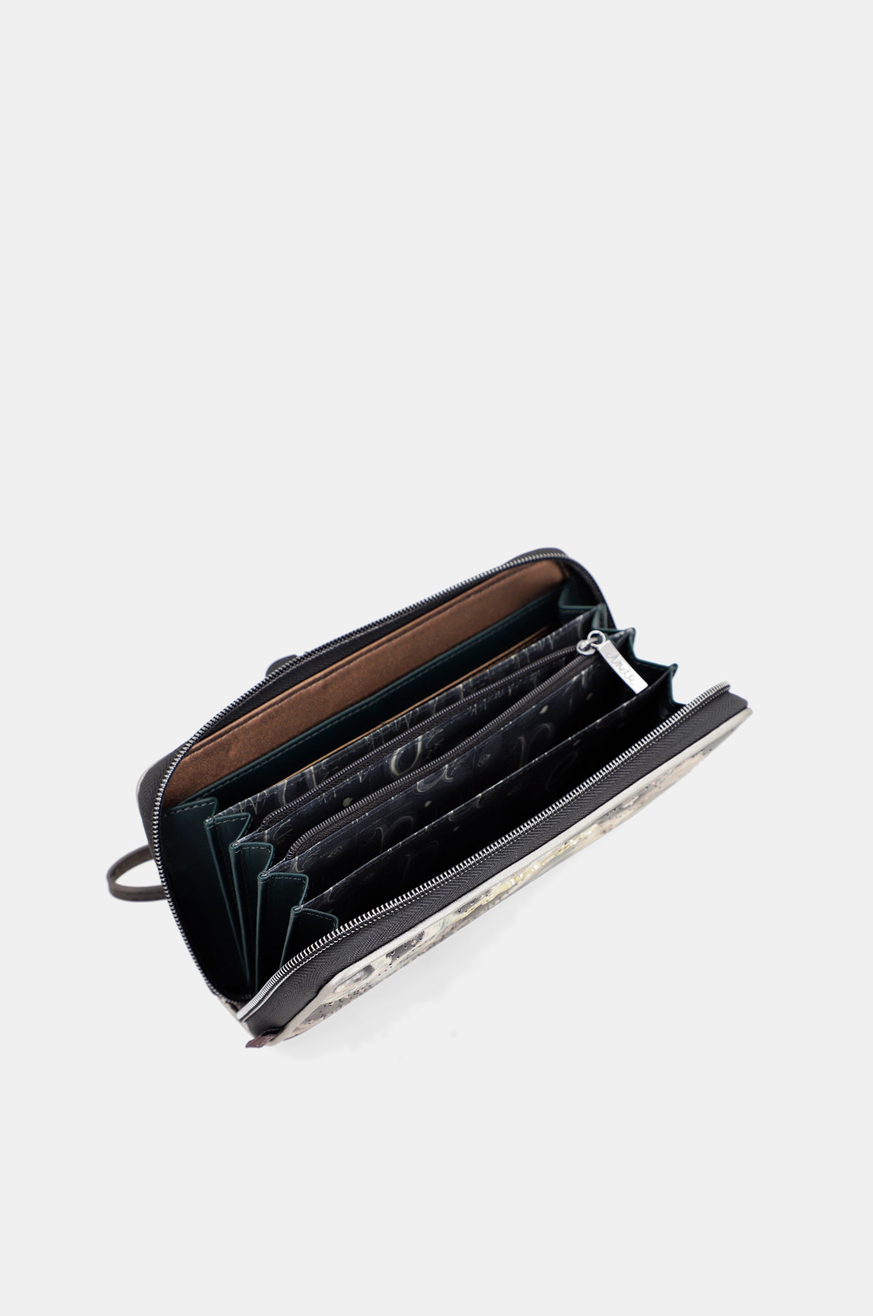 Portefeuille à motifs RFID grand Manifesto