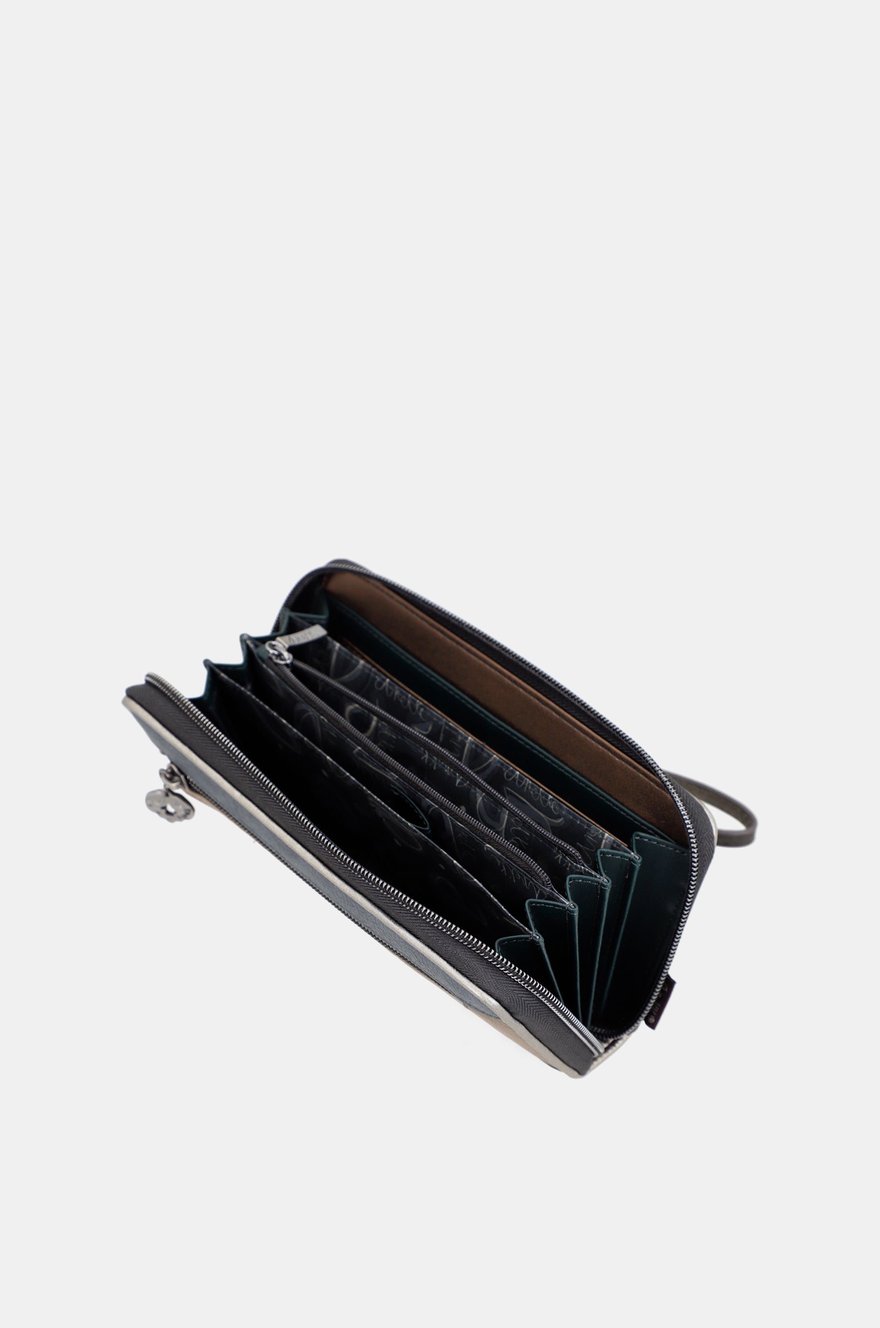 Portefeuille à motifs RFID grand Manifesto