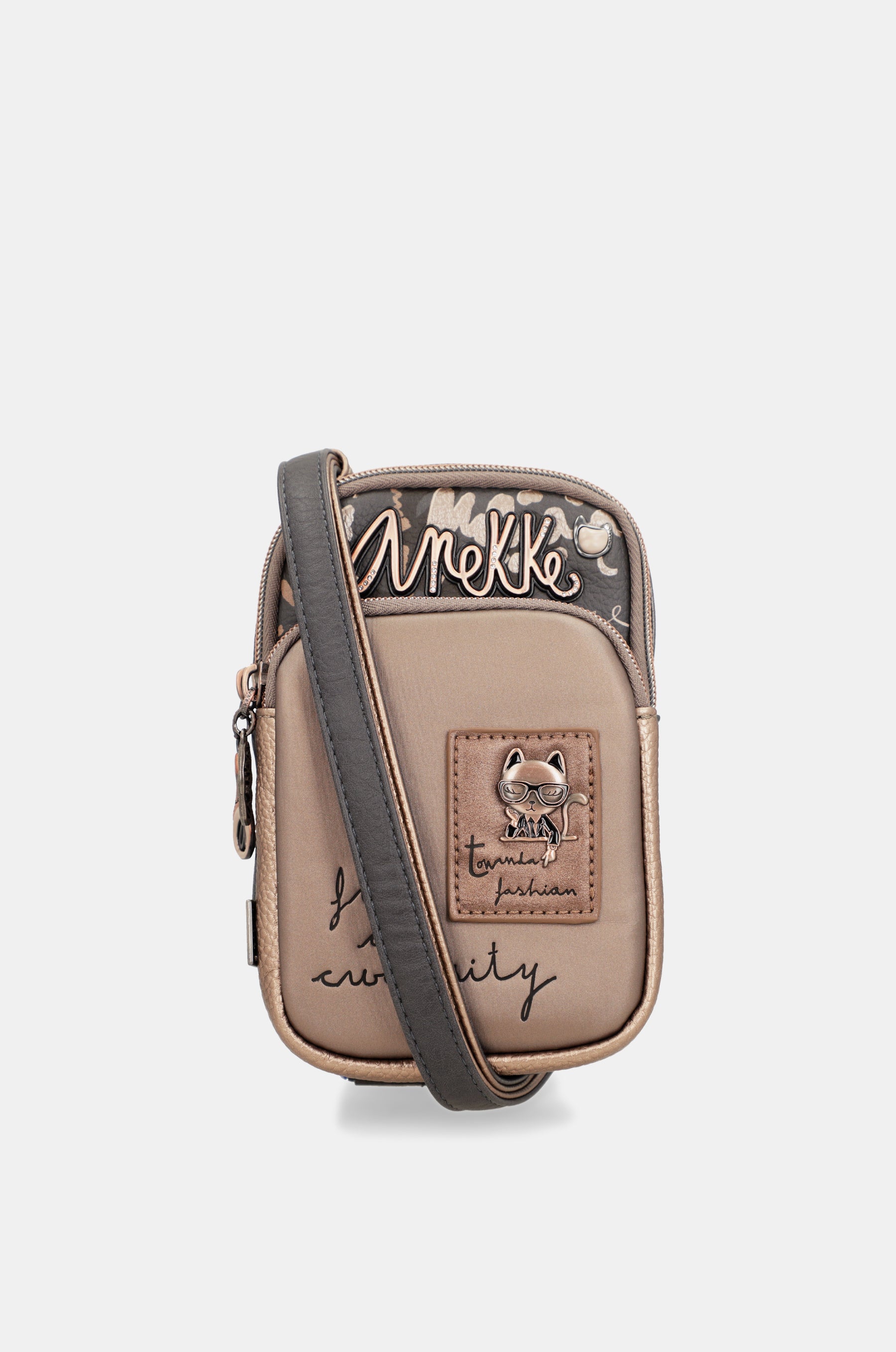 Sac bandoulière mini avec poche Intentions