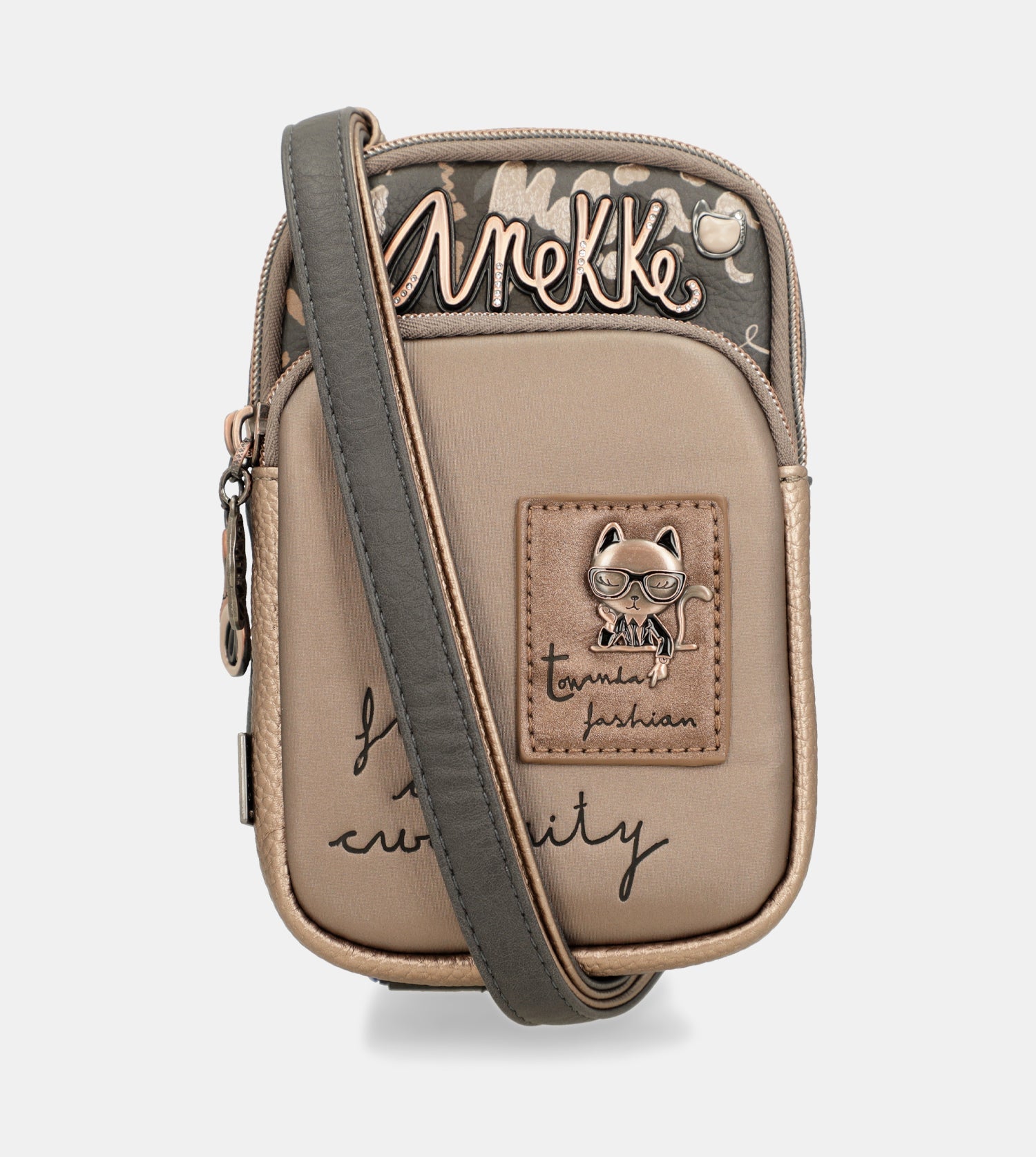 Sac bandoulière mini avec poche Intentions