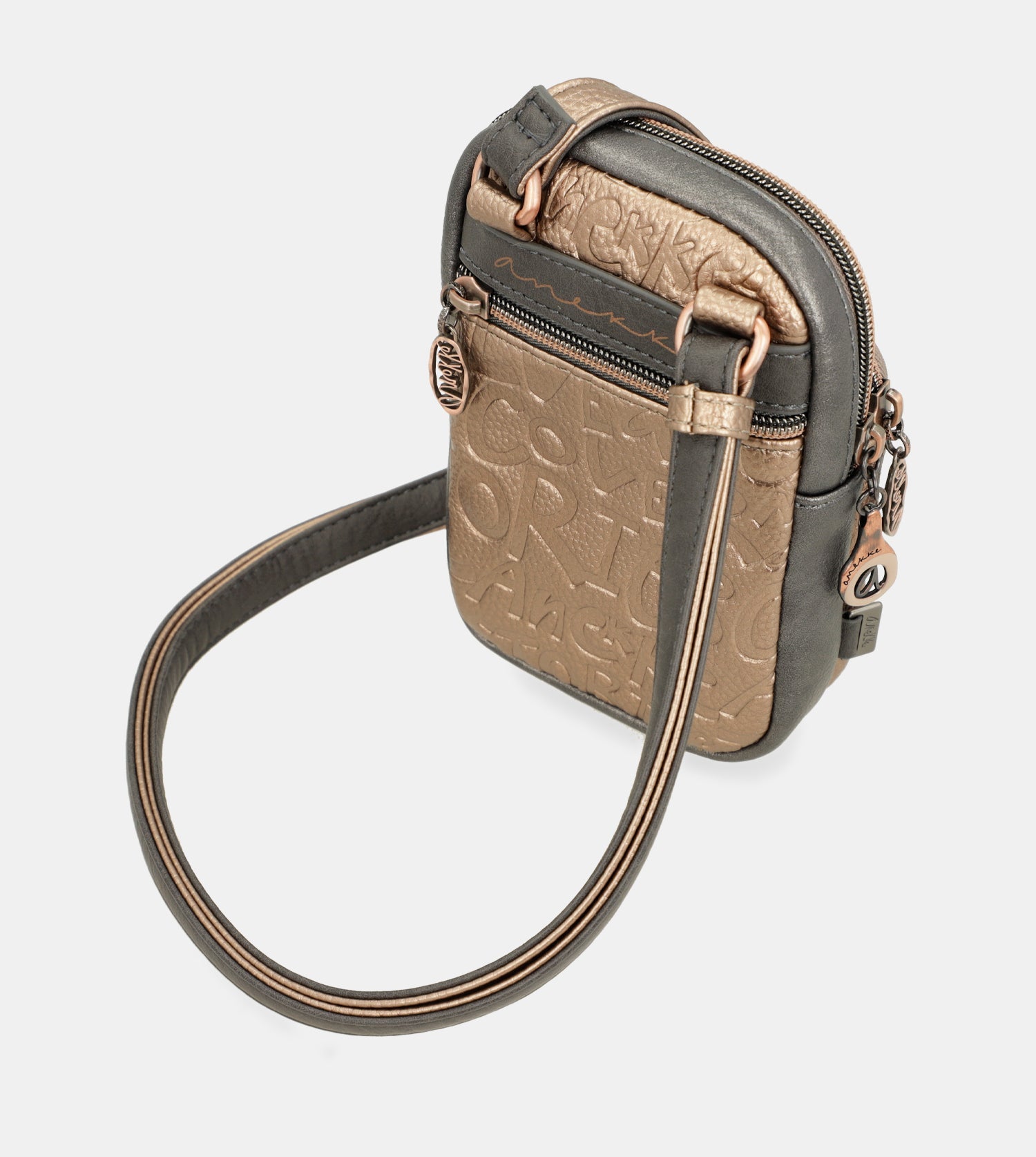 Sac bandoulière mini avec poche Intentions