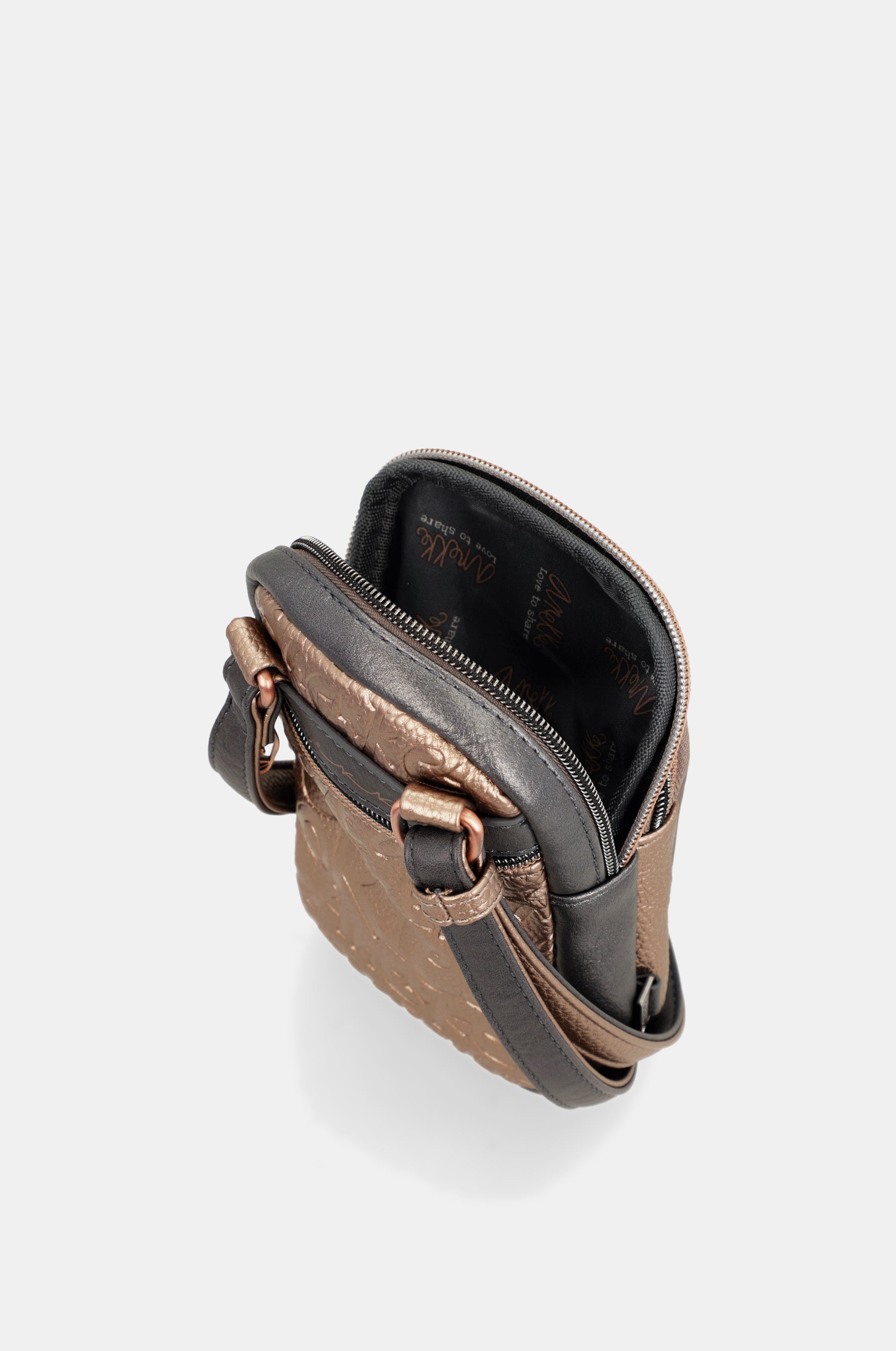 Sac bandoulière mini avec poche Intentions