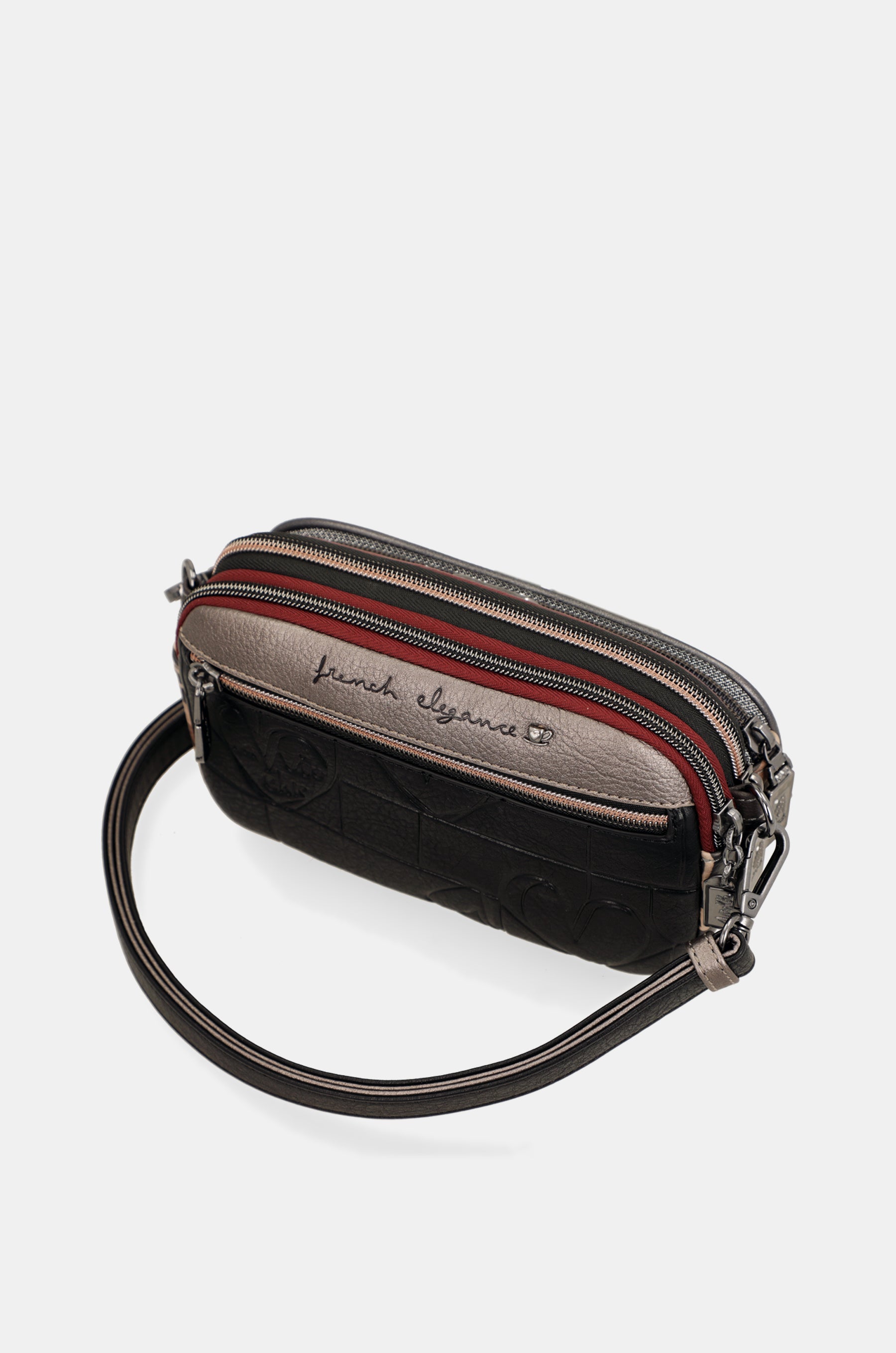 Sac bandoulière avec poche devant Mademoiselle