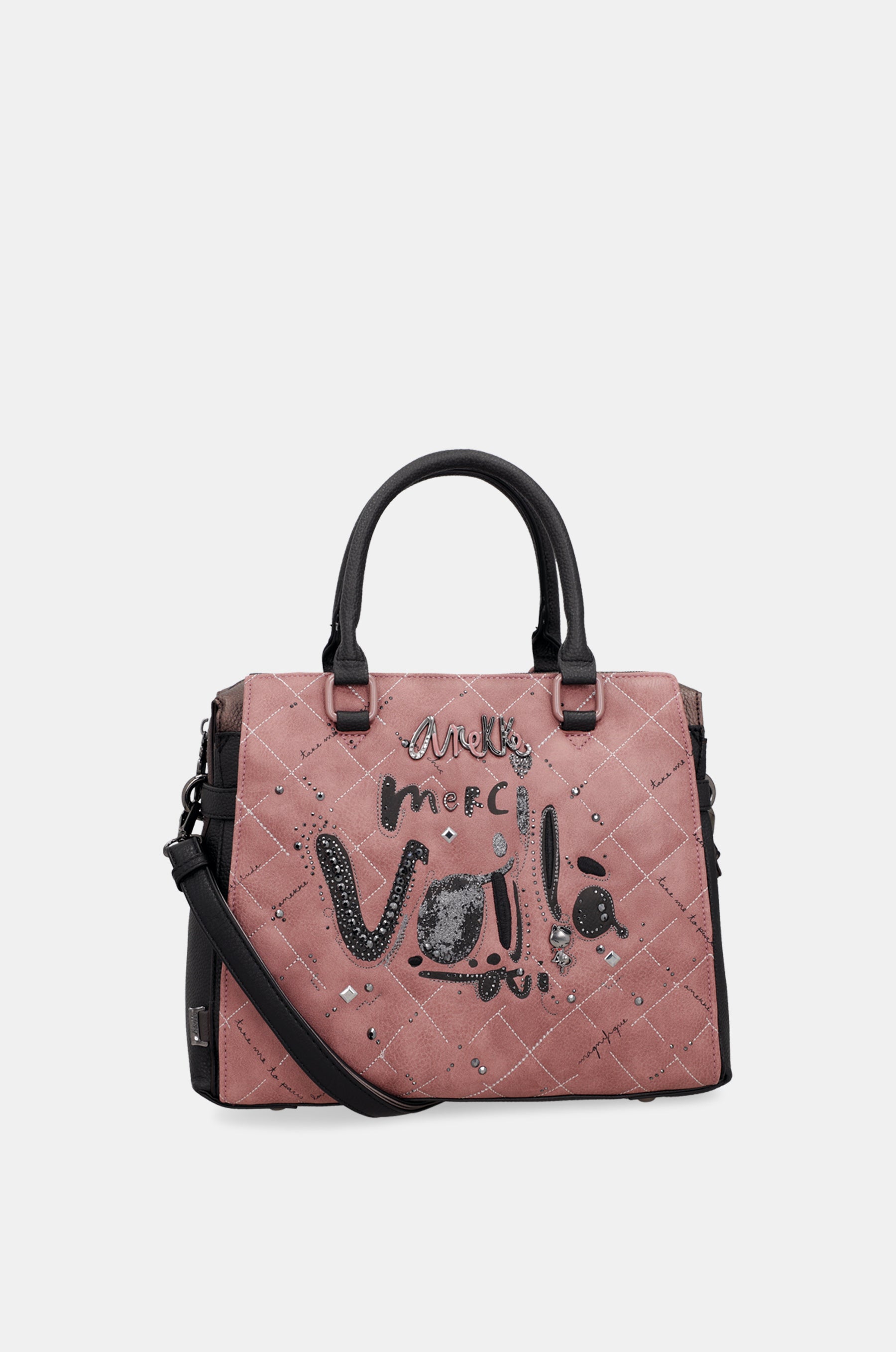 Sac à main avec anse et bandoulière Parisian
