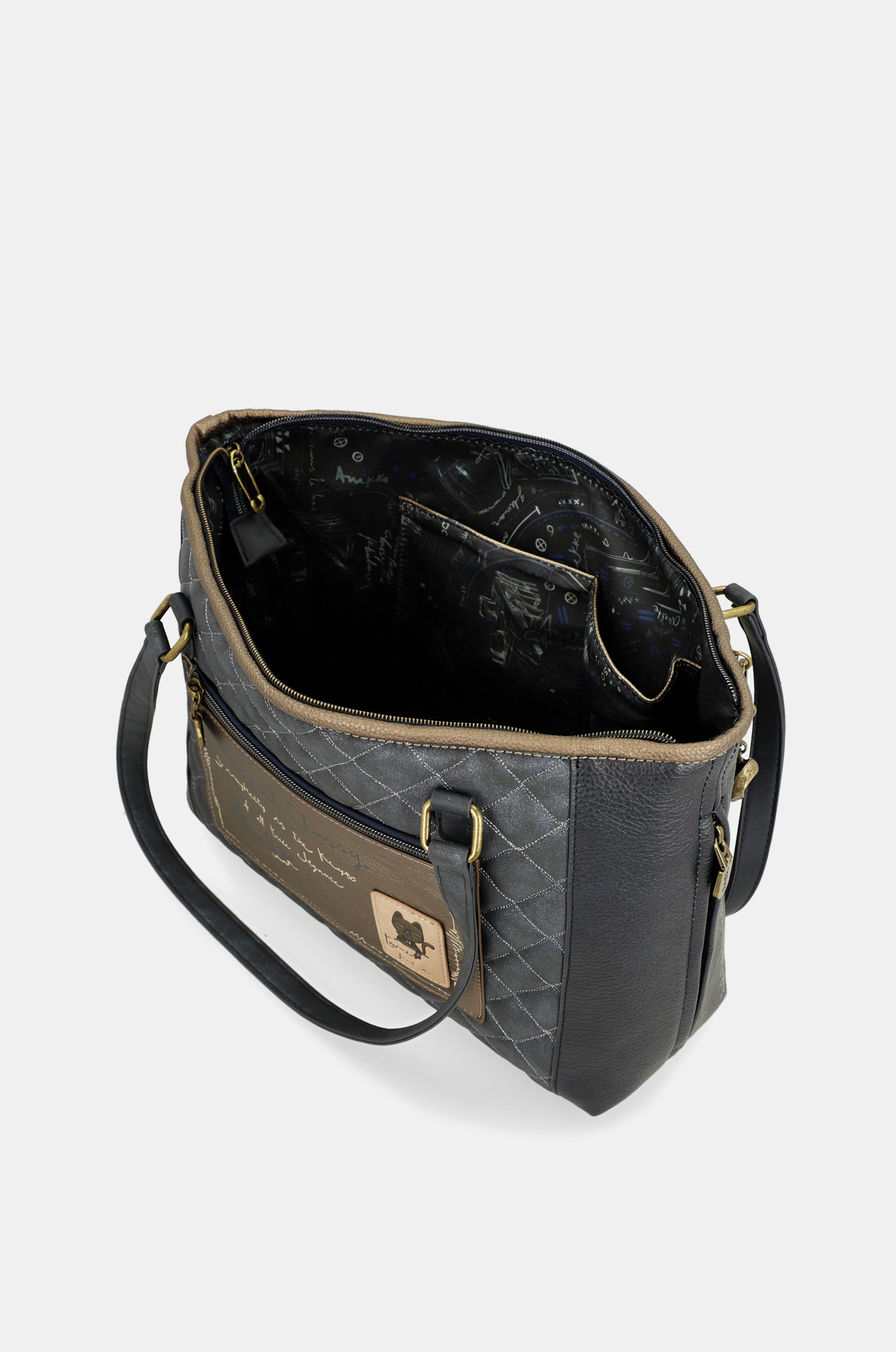 Sac shopper avec bandoulière Studio