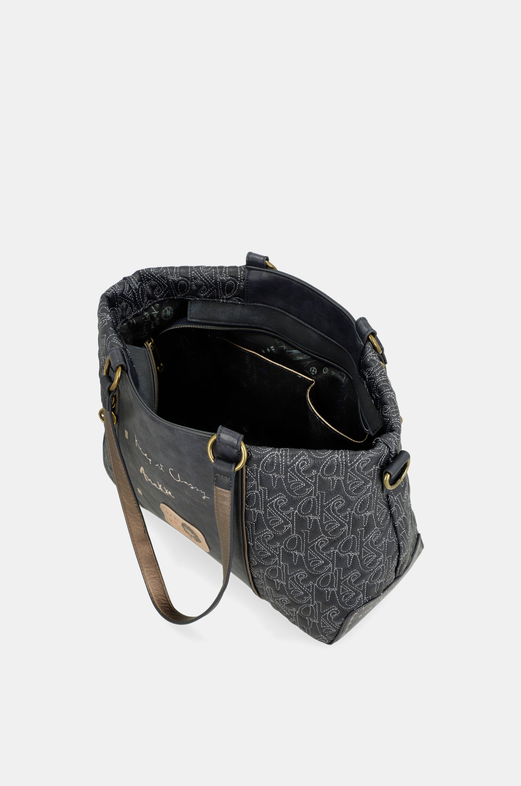 Sac à main avec anse et bandoulière Parisian