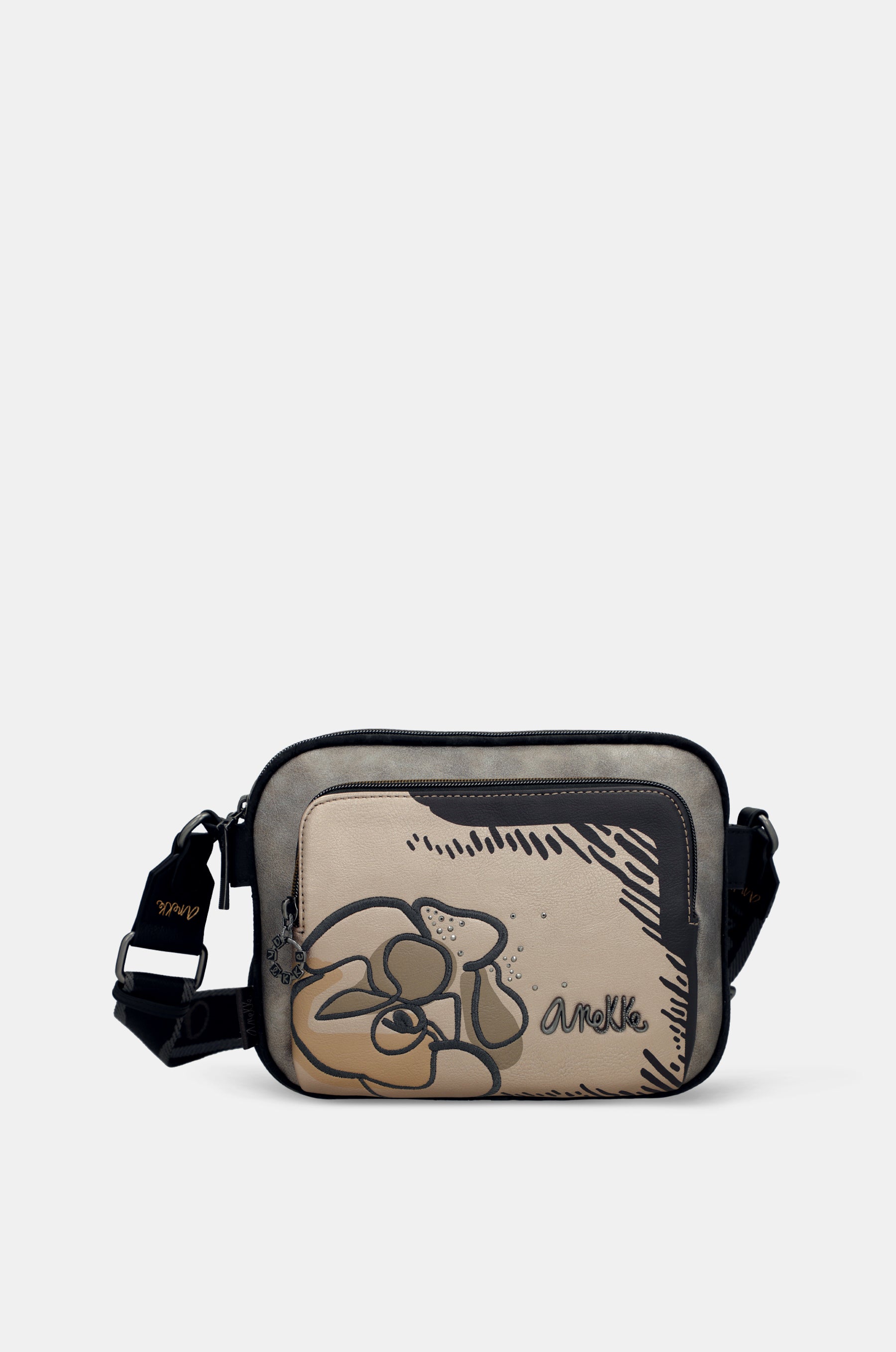 Sac bandoulière avec poche devant Nature Koko