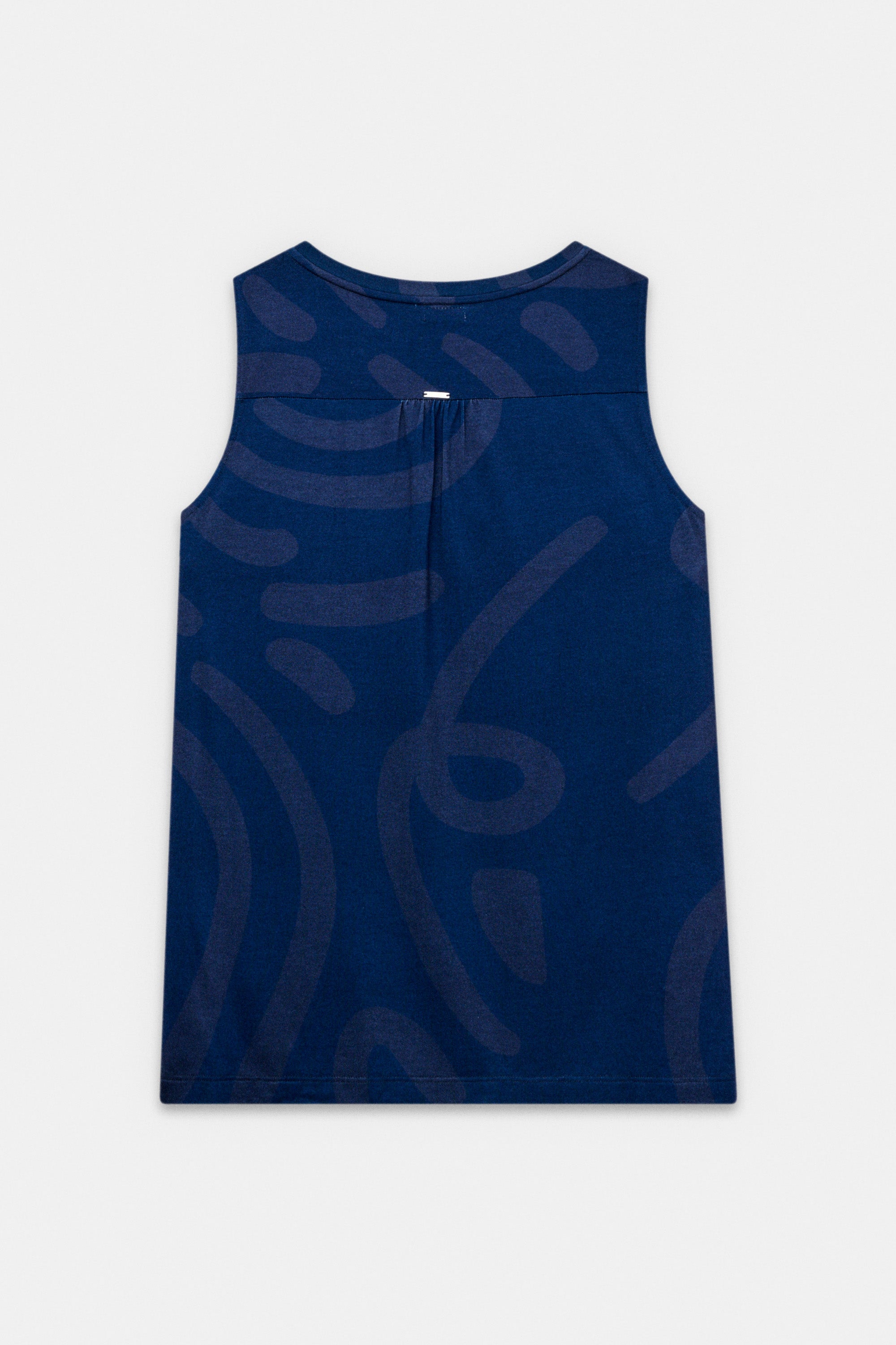 T-shirt bleu à paillettes