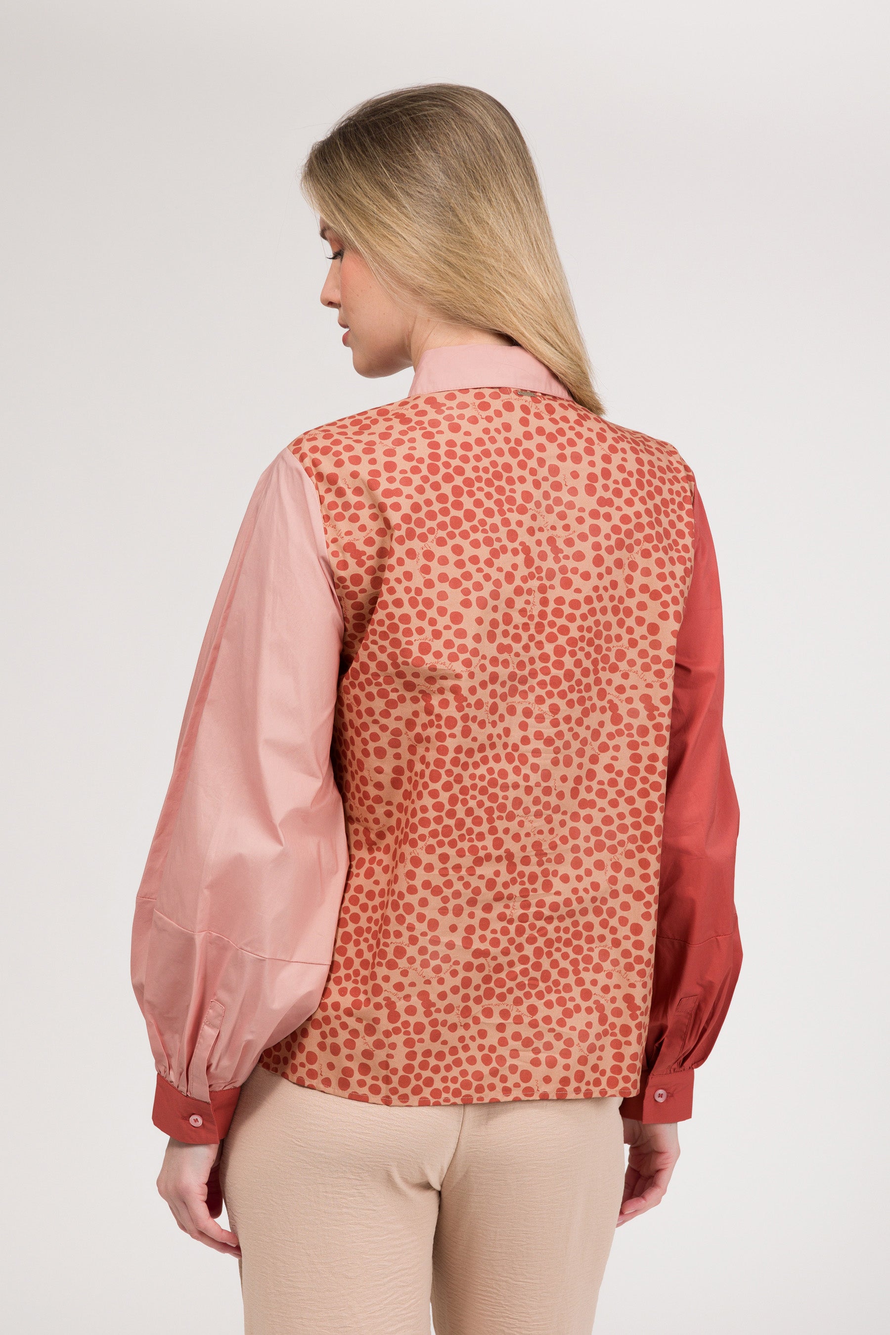 Chemise imprimée à manches longues