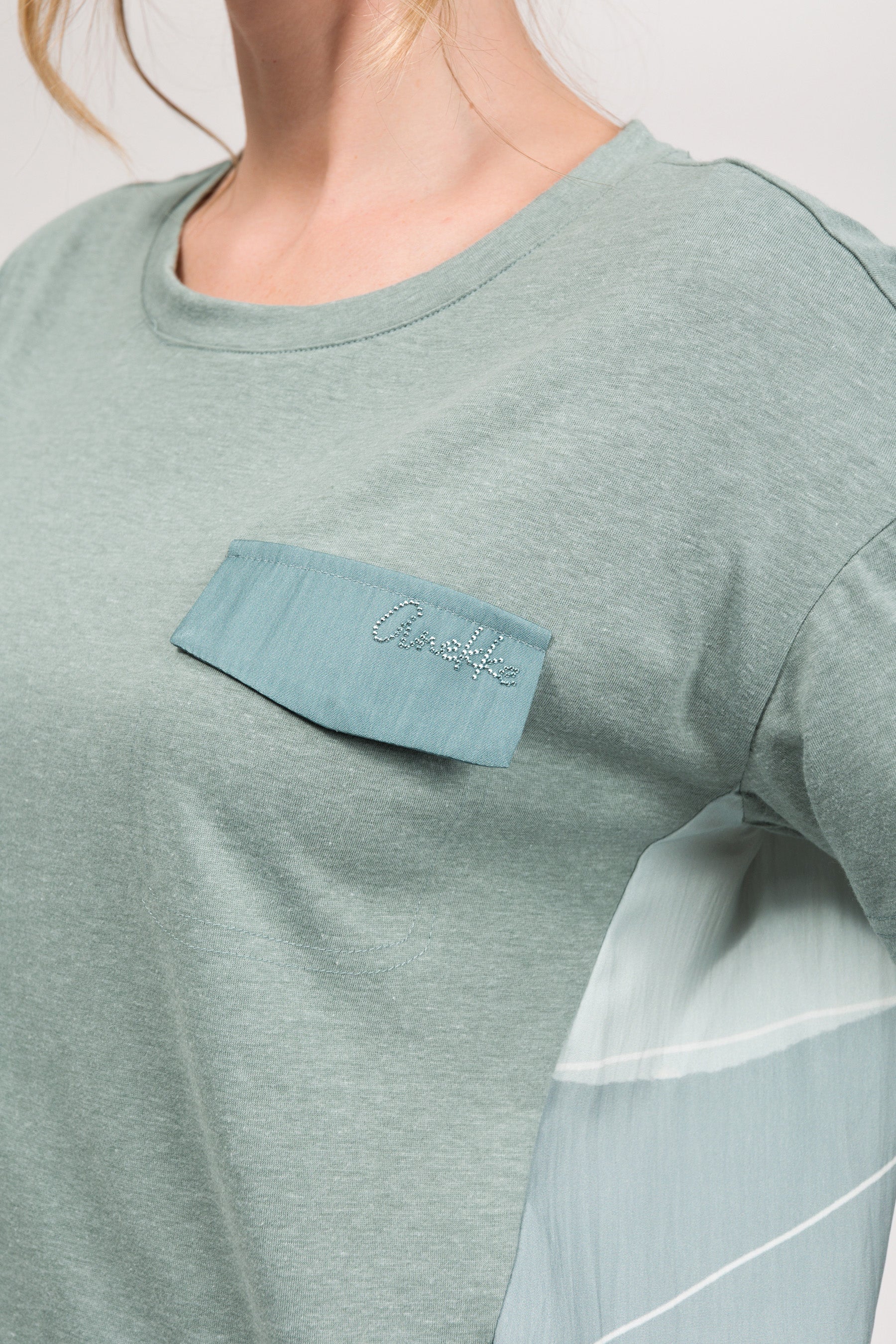 T-shirt à manches courtes bleu