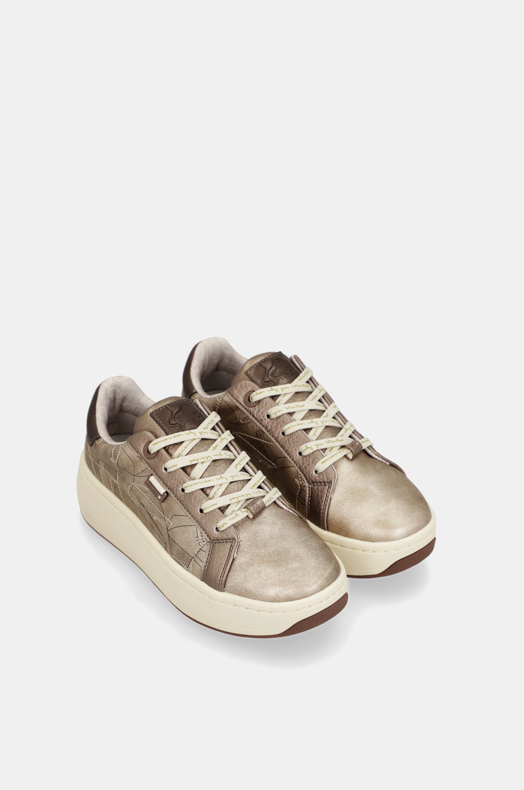 Sneakers cuivrés