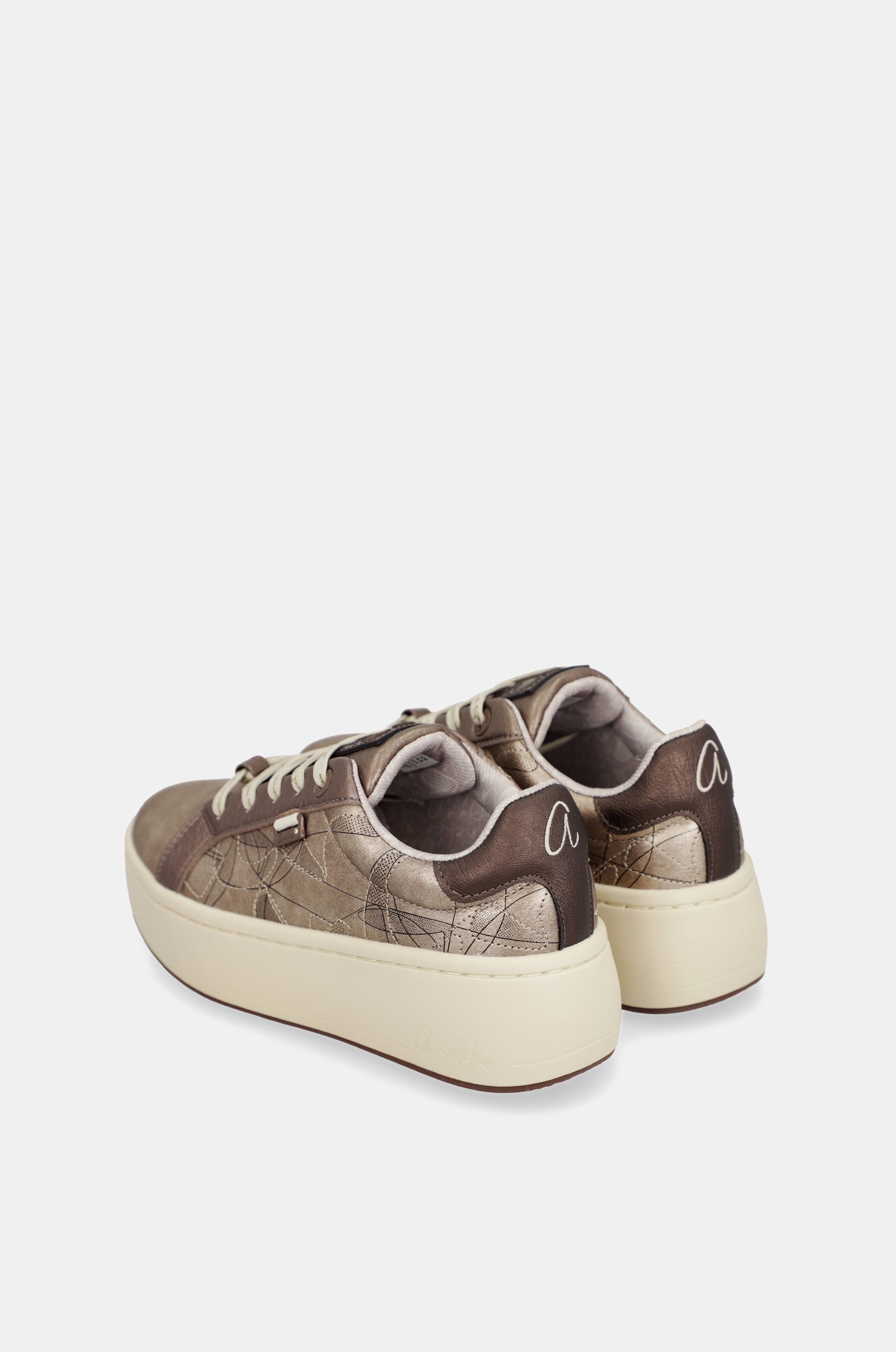 Sneakers cuivrés