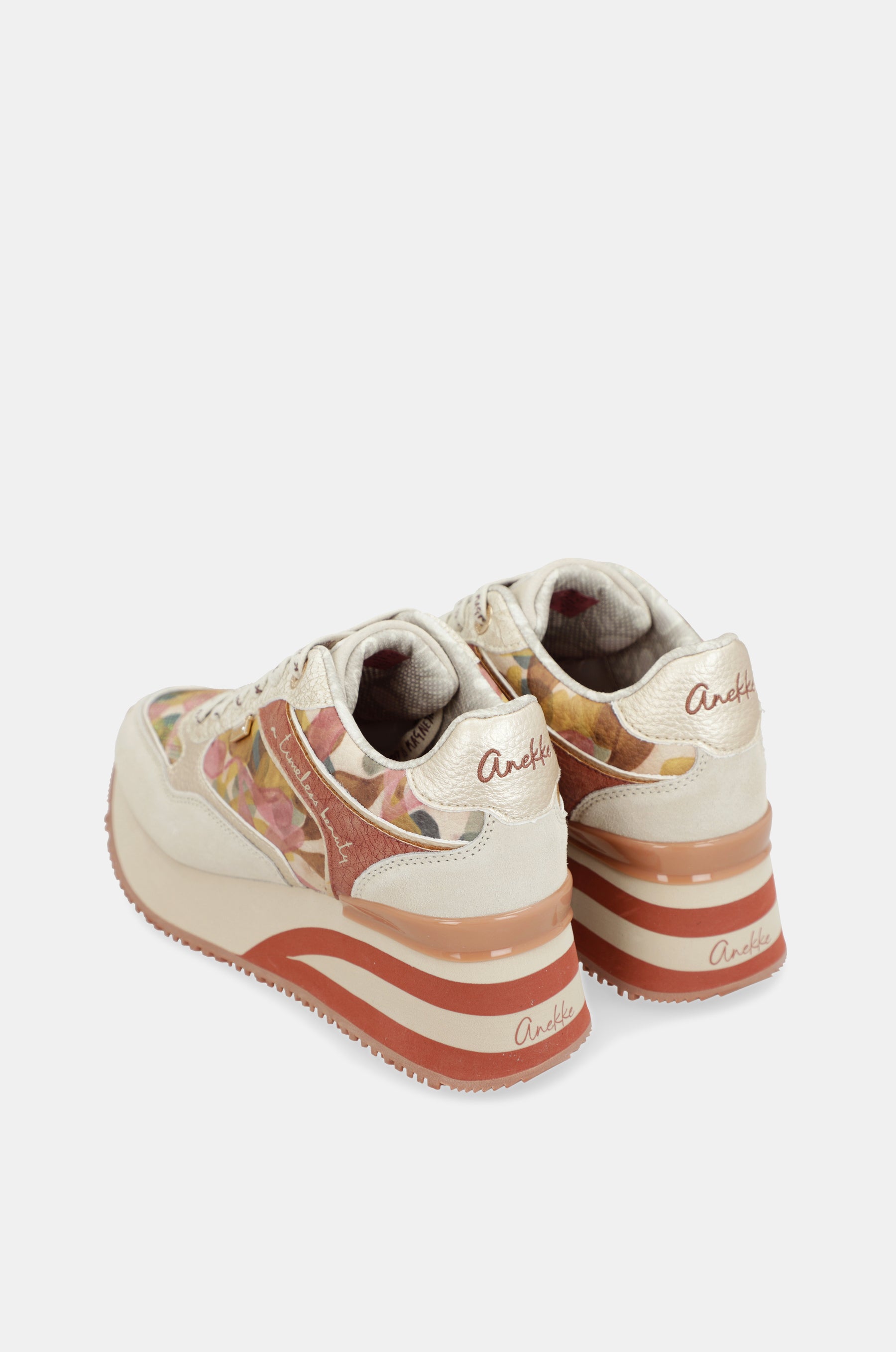 Sneakers roses et beige Bloom