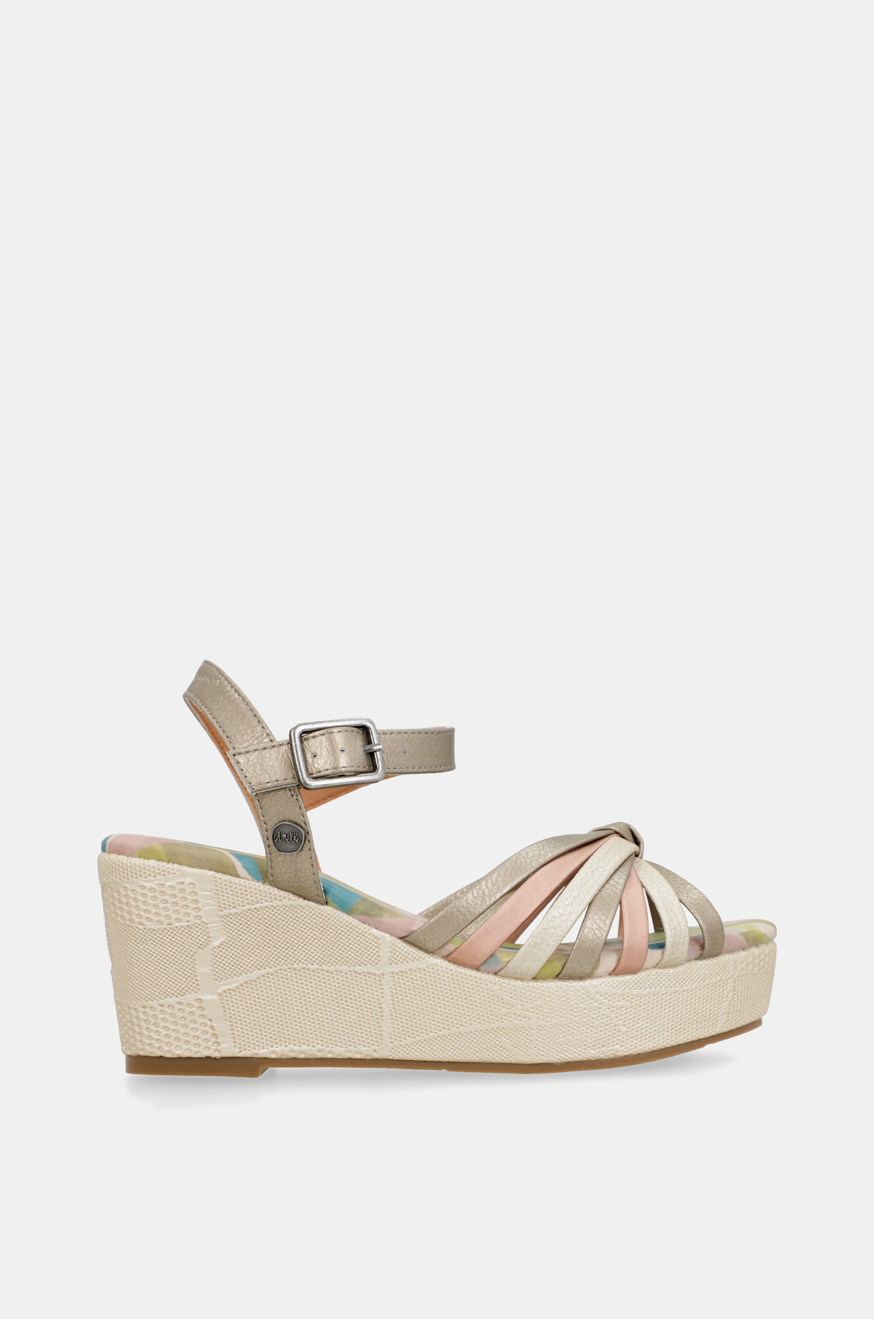 Sandales croisées imprimées Bloom