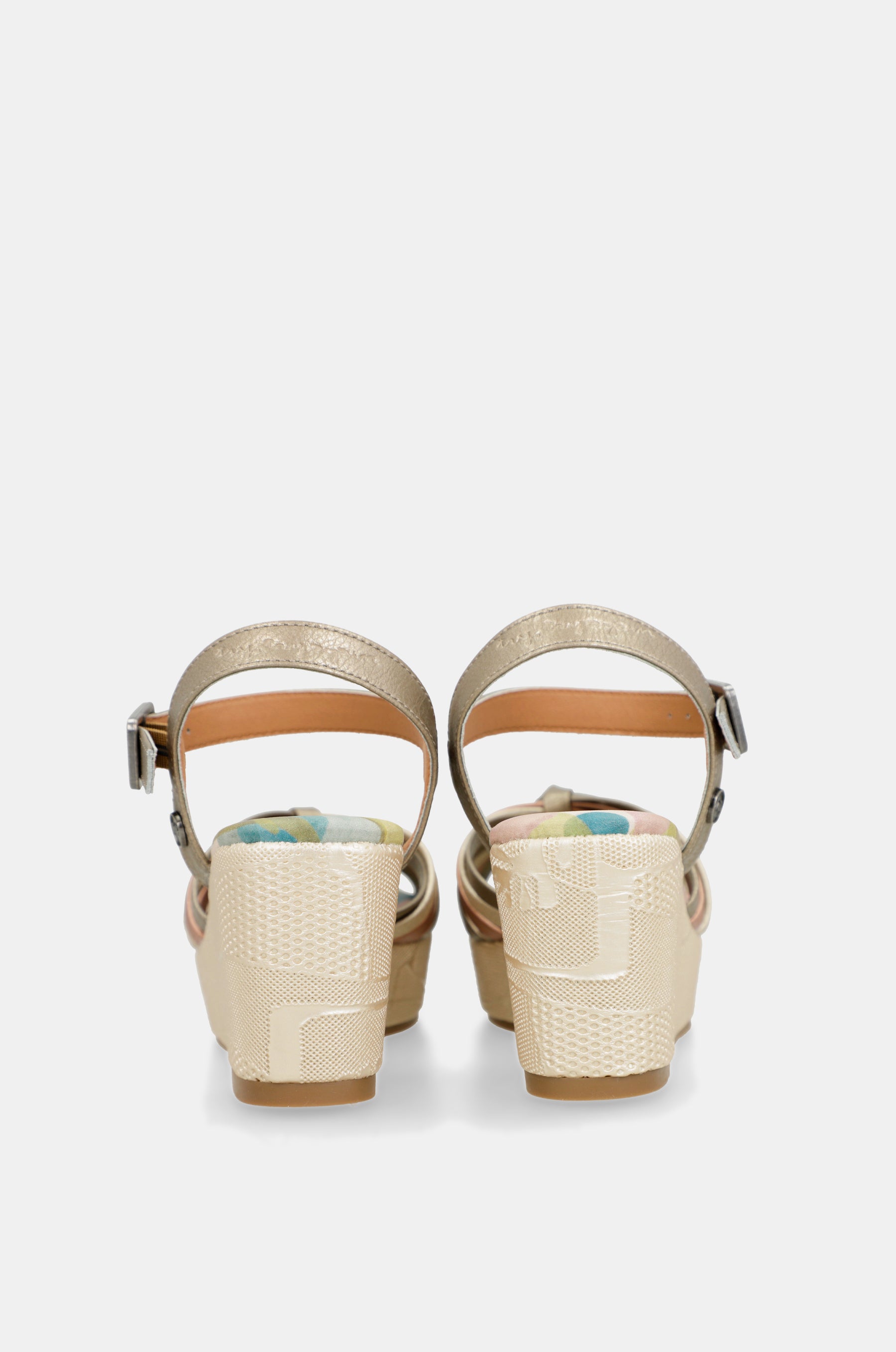 Sandales croisées imprimées Bloom