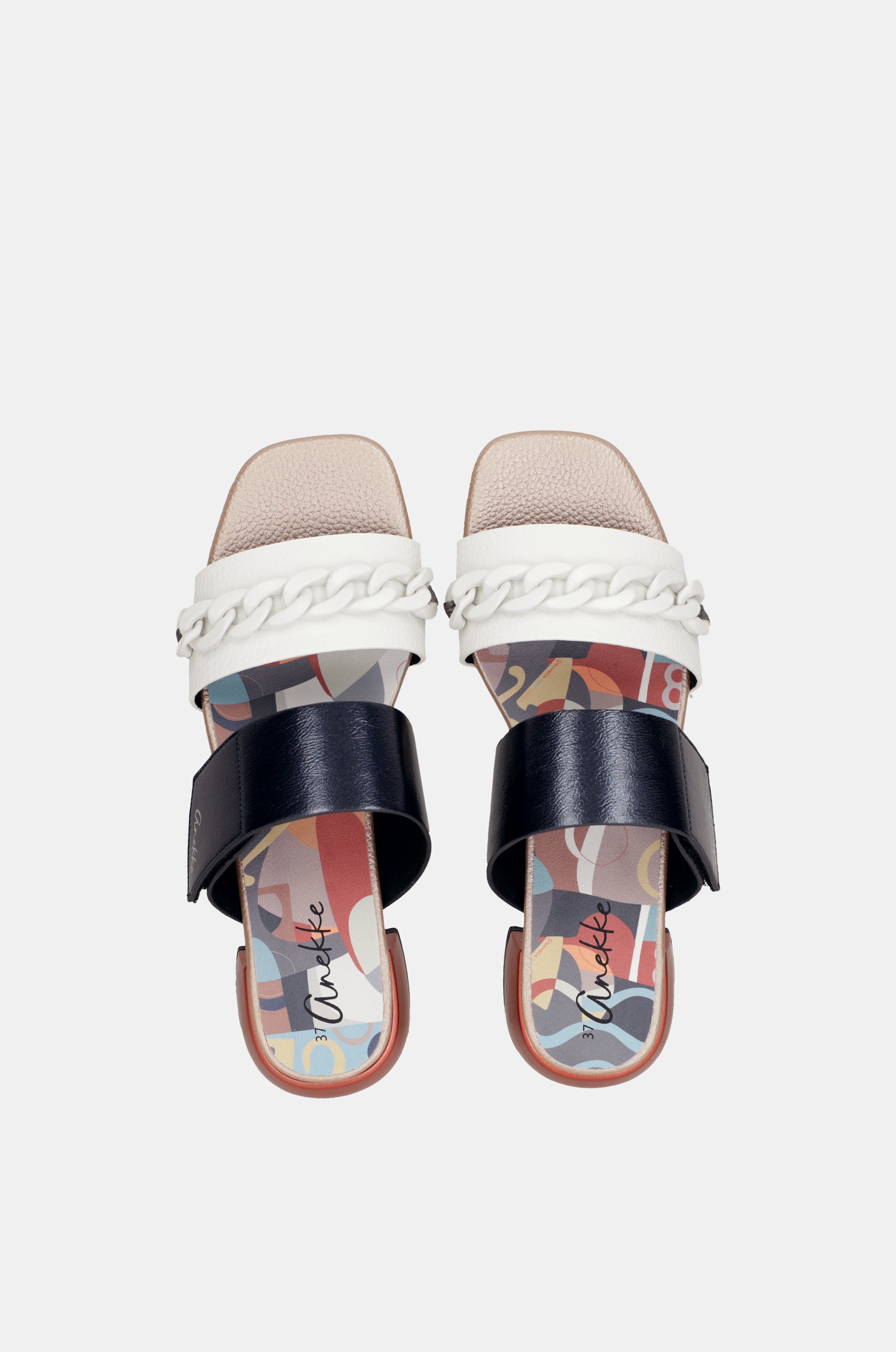 Sandales à talon et maillons Eikon