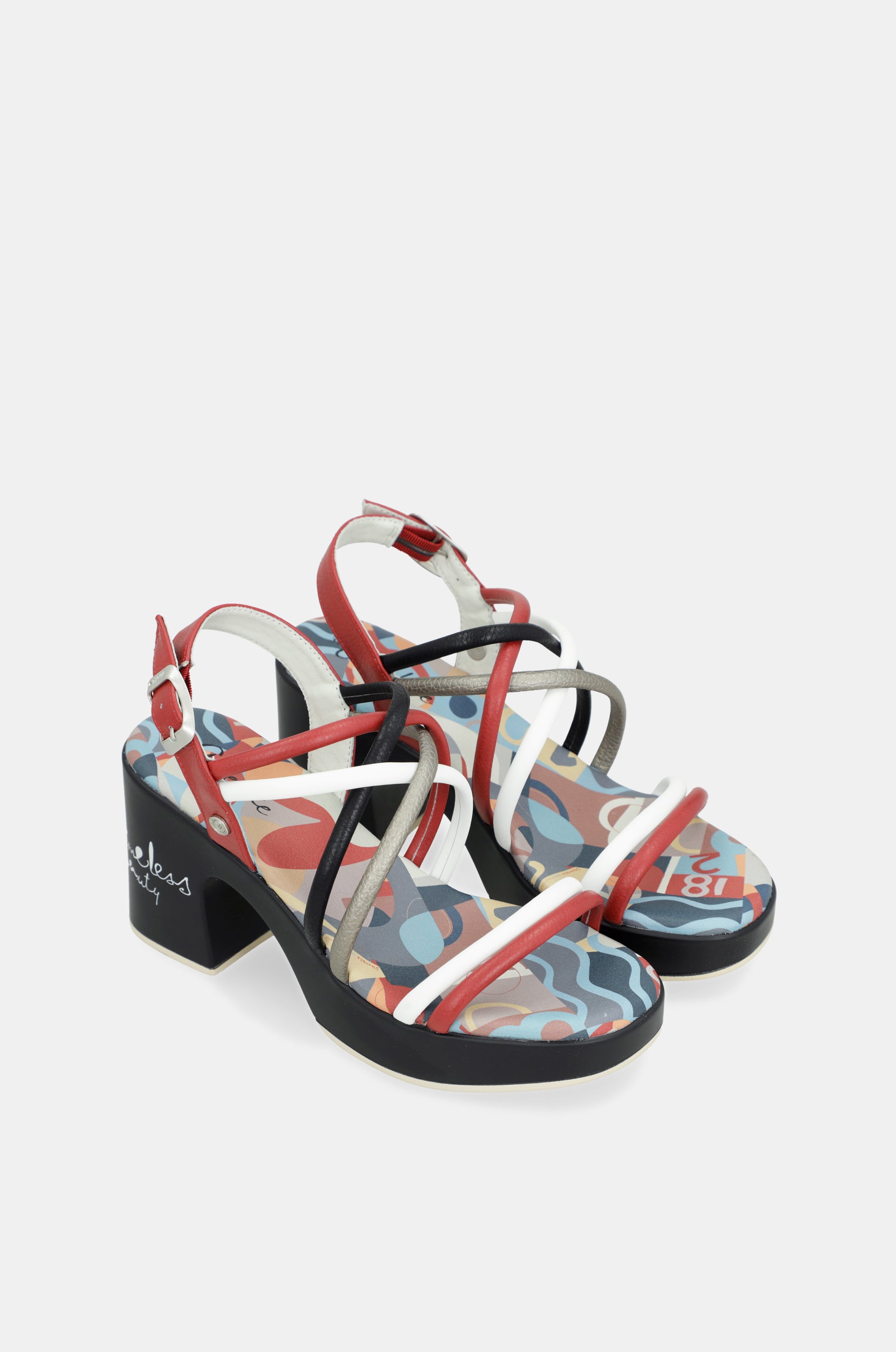 Sandales à plateforme et talon Eikon