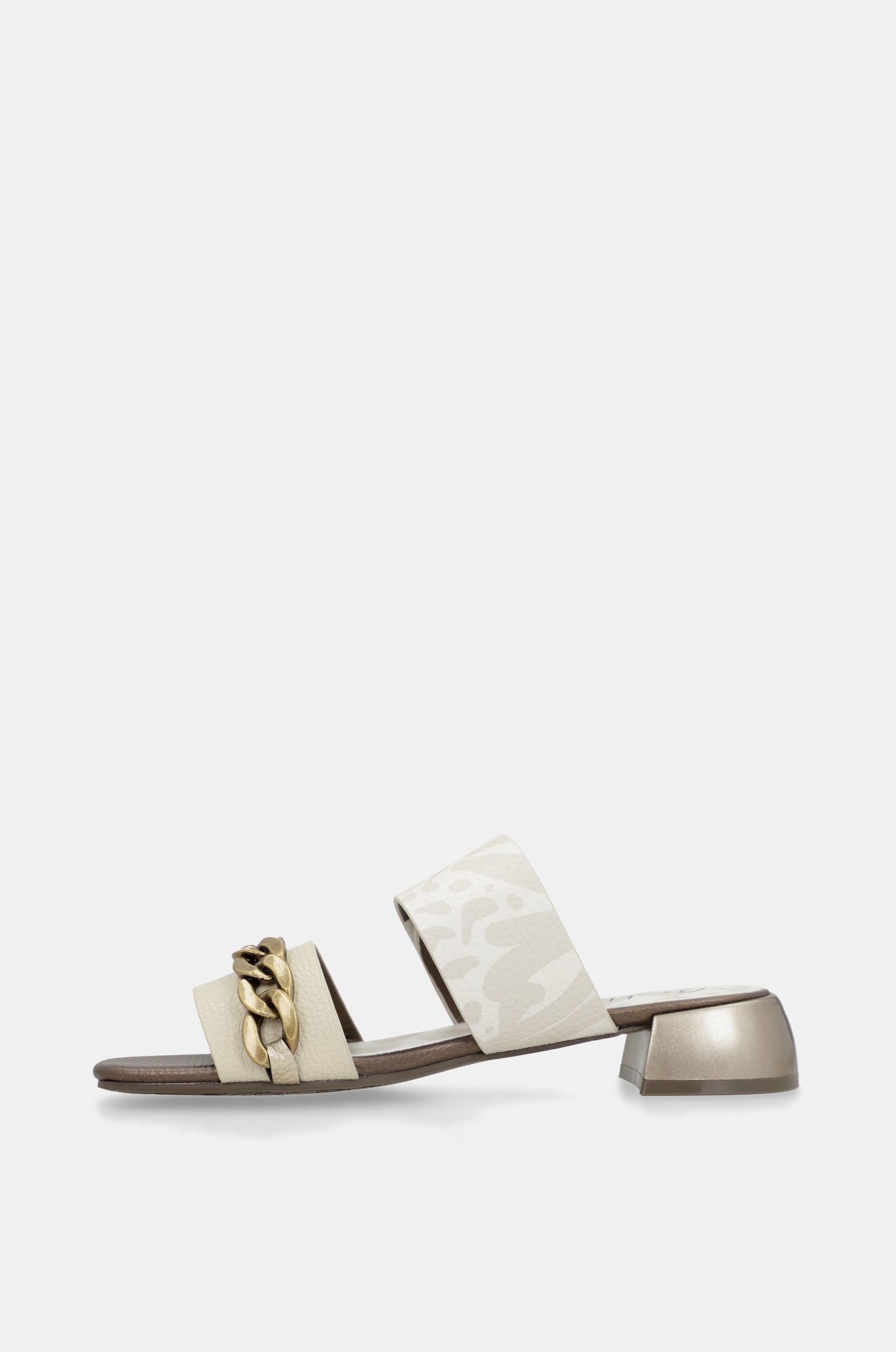 Sandales à talon et maillons Gaia